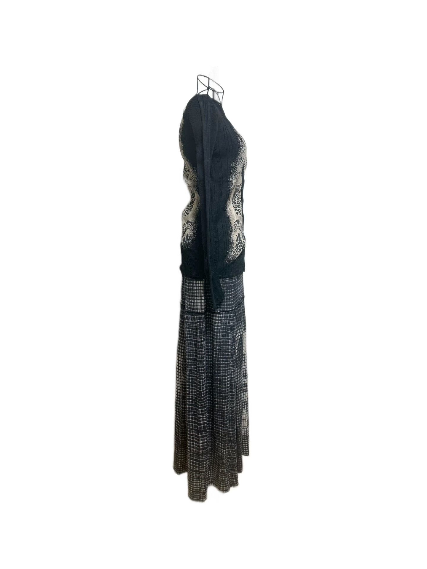Jean Paul Gaultier Jean Paul Gaultier Portrait Mosaic Midi Skirt Size M / US 6-8 / IT 42-44 - 3 Thumbnail