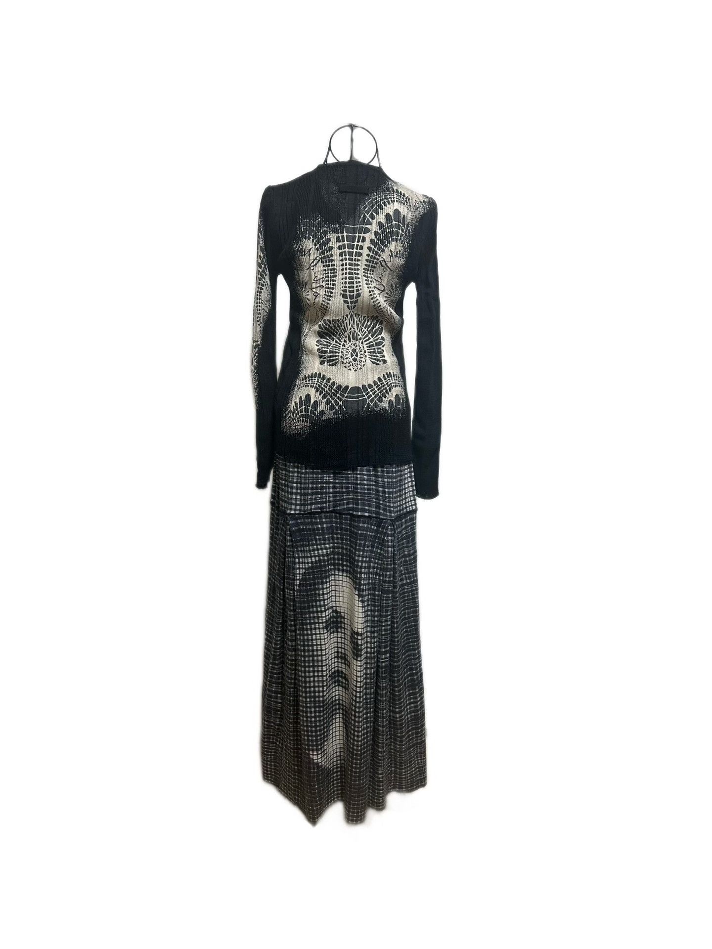Jean Paul Gaultier Jean Paul Gaultier Portrait Mosaic Midi Skirt Size M / US 6-8 / IT 42-44 - 2 Thumbnail