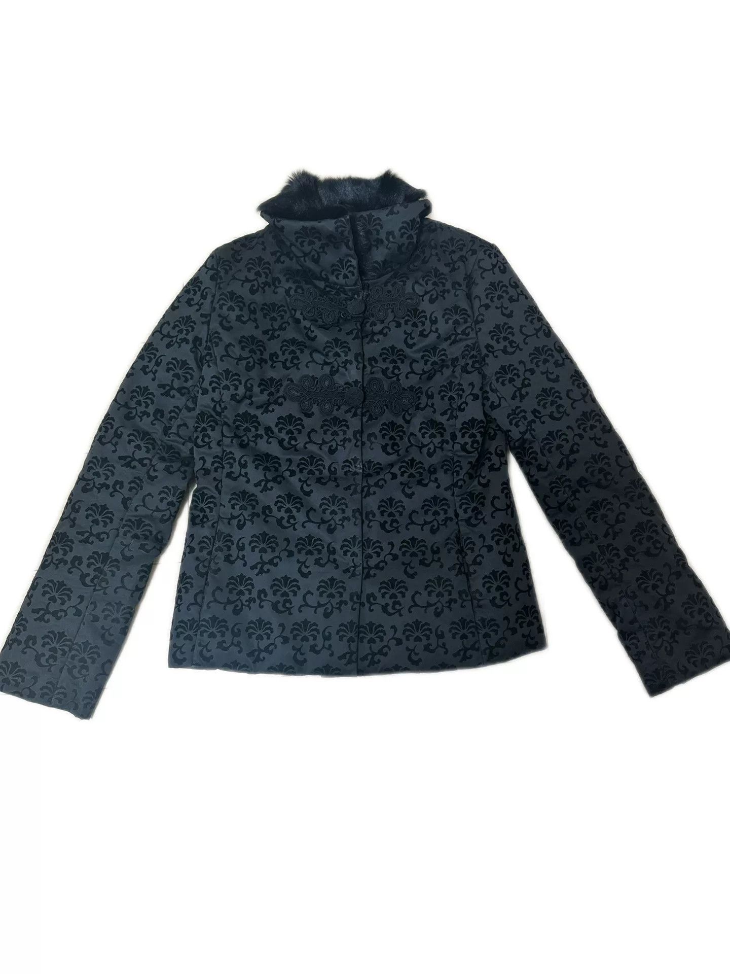 Vivienne Tam Vivienne Tam Lotus Button Fur Collar Coat Size M / US 6-8 / IT 42-44 - 5 Thumbnail