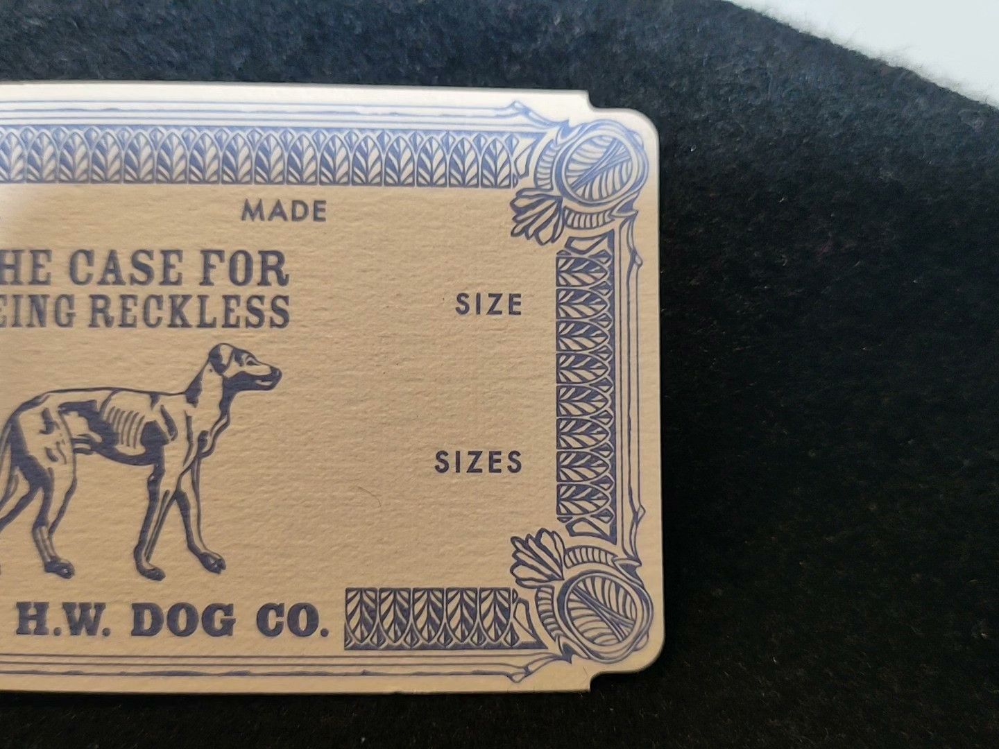 THE H.W.DOG&CO. HW DOG 100% Wool Japan Made Hat Size ONE SIZE - 7 Thumbnail