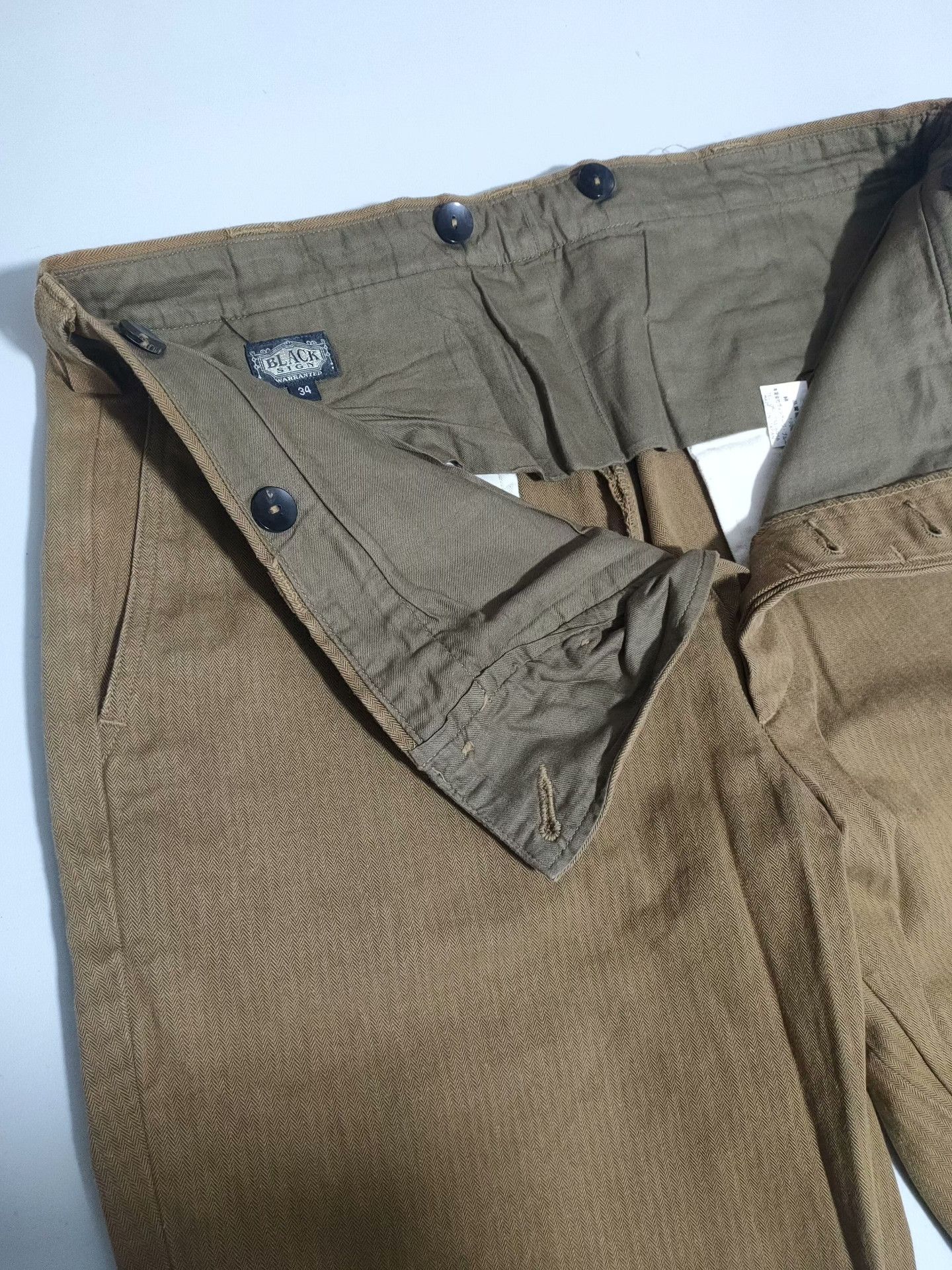 BLACK SIGN BLACKsign Heavyweight Jodhpurs Shorts Size US 34 / EU 50 - 4 Thumbnail