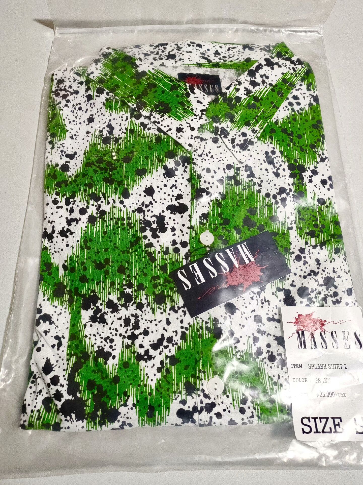 Massive Masses Green Stain Shirt Size US XL / EU 56 / 4 - 3 Thumbnail