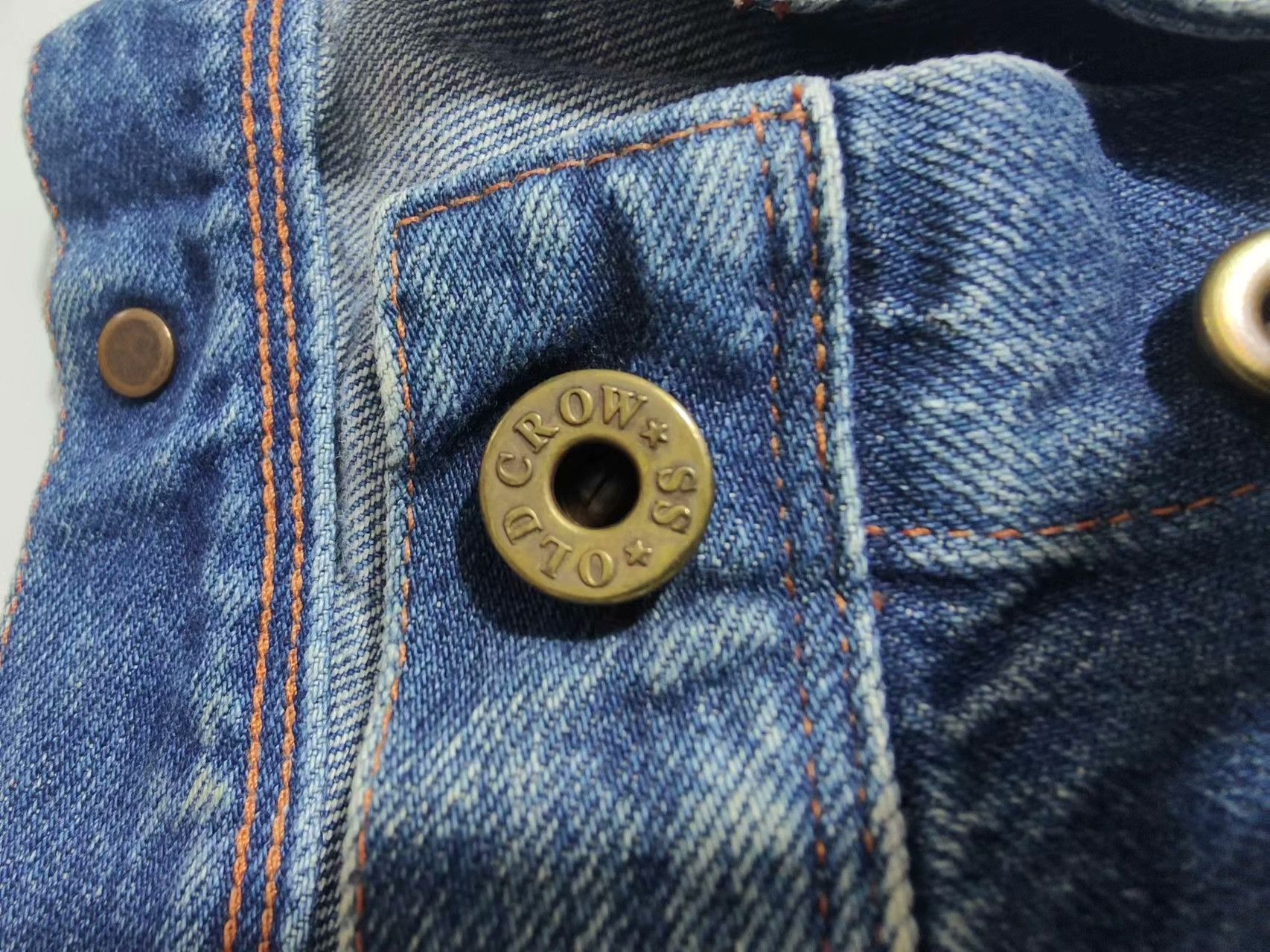 Oldblue Co. Oldcrow Speed Shop Vintage Jeans Size US 30 / EU 46 - 6 Thumbnail