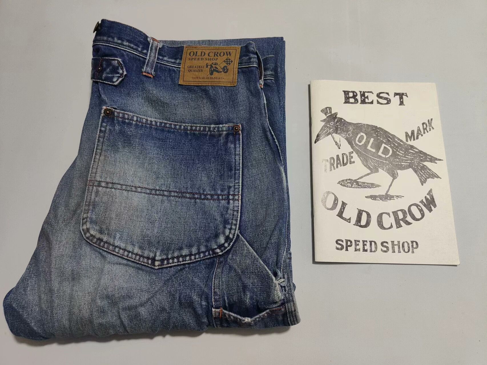 Oldblue Co. Oldcrow Speed Shop Vintage Jeans Size US 30 / EU 46 - 2 Thumbnail
