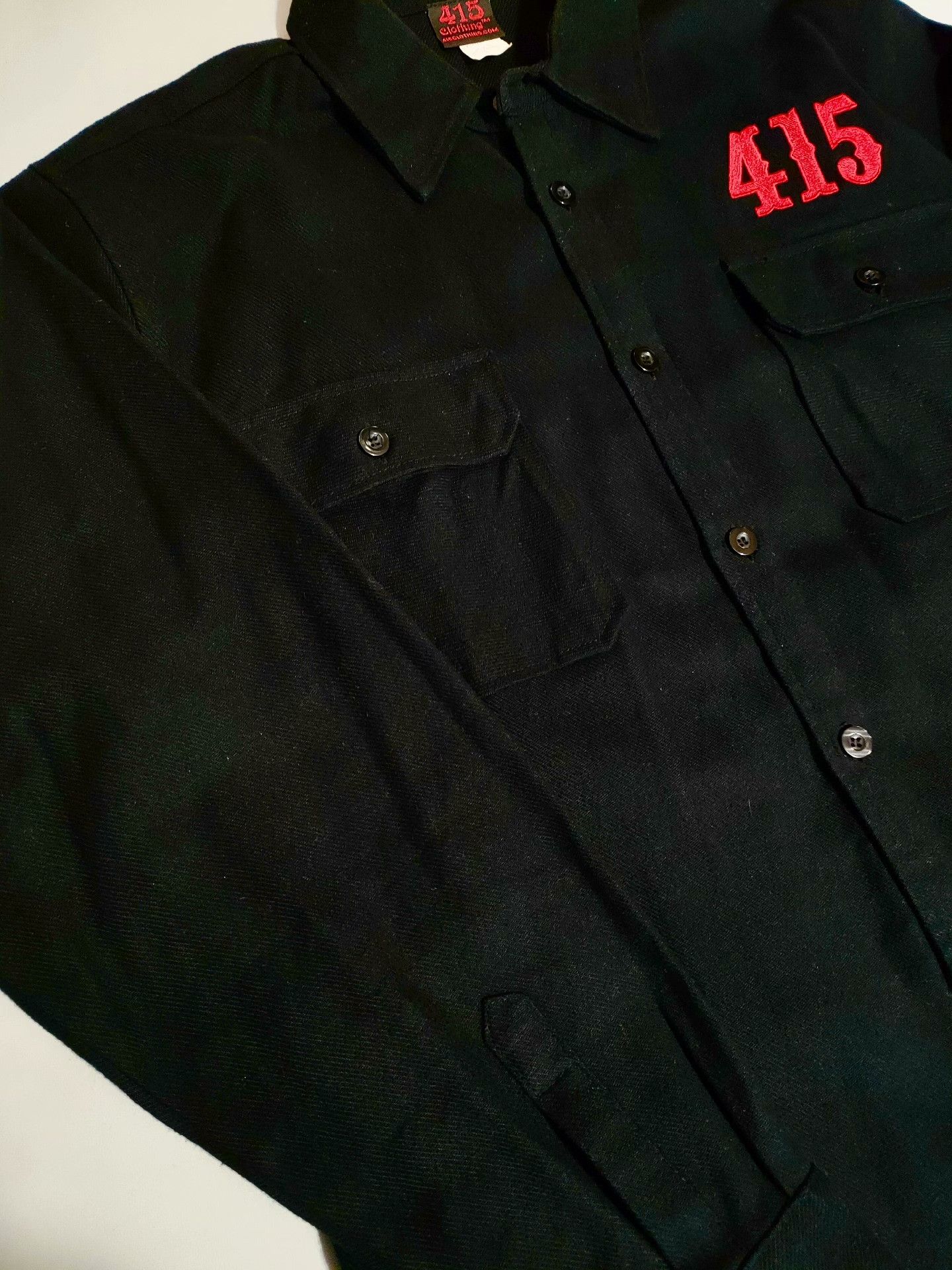 Frye Vintage Frisco 415 Biker Shirt Jacket Size US XL / EU 56 / 4 - 2 Thumbnail
