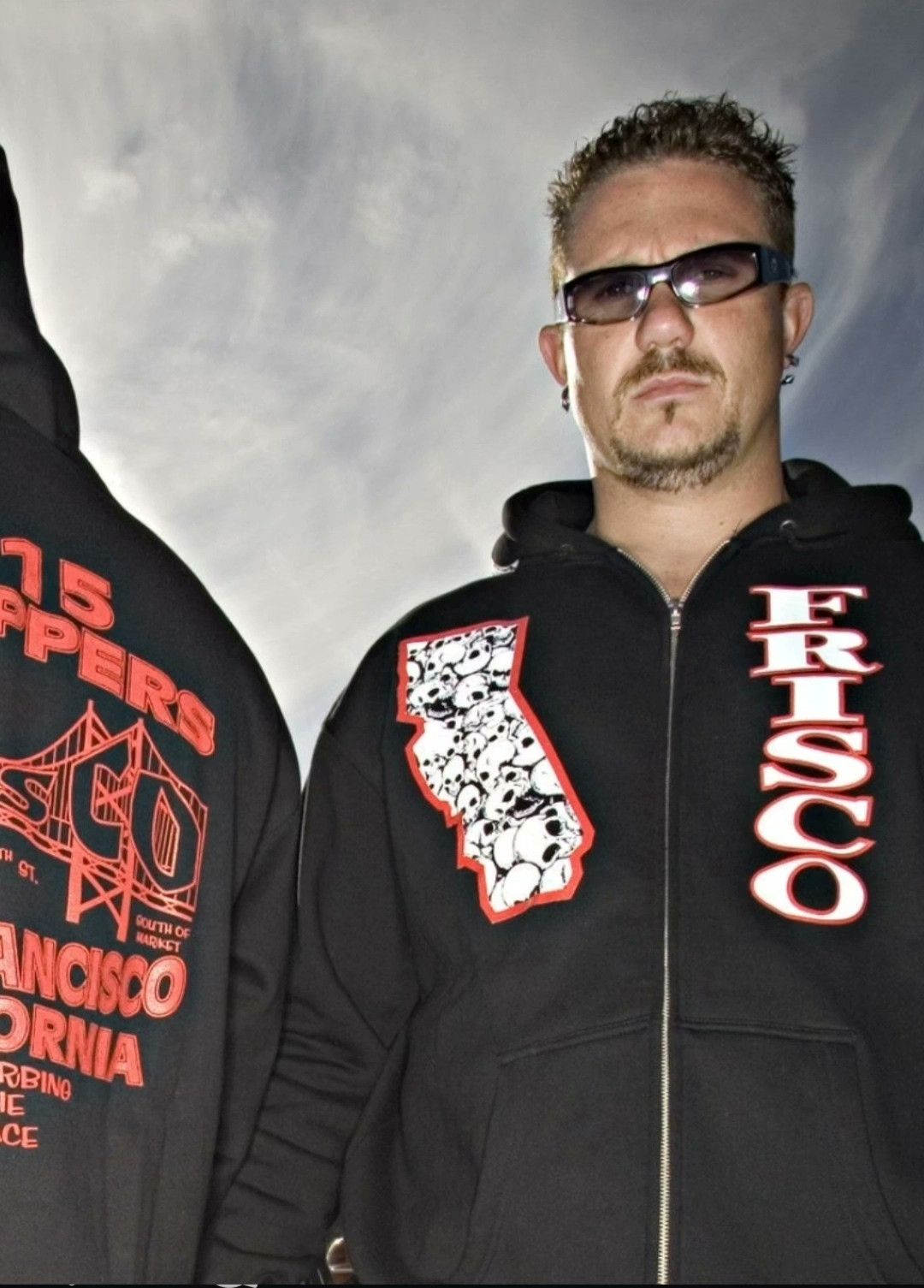 FrizmWORKS Vintage Frisco 415 Biker Zip Hoodie Size US M / EU 48-50 / 2 - 2 Thumbnail