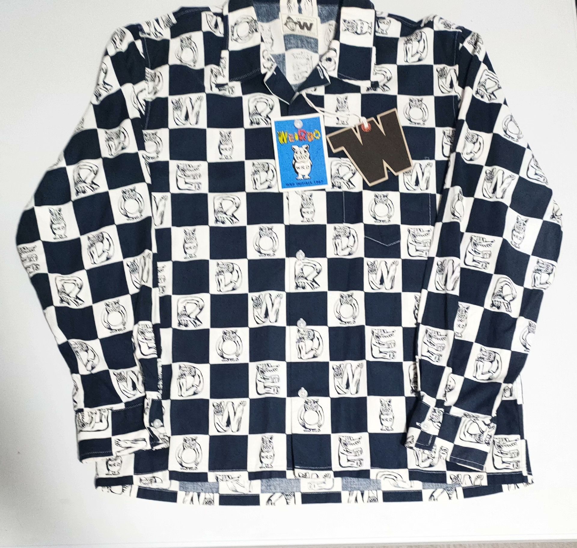Standard & Strange Gladhand Weirdo Check Long Sleeve Shirt Size US XL / EU 56 / 4 - 5 Thumbnail