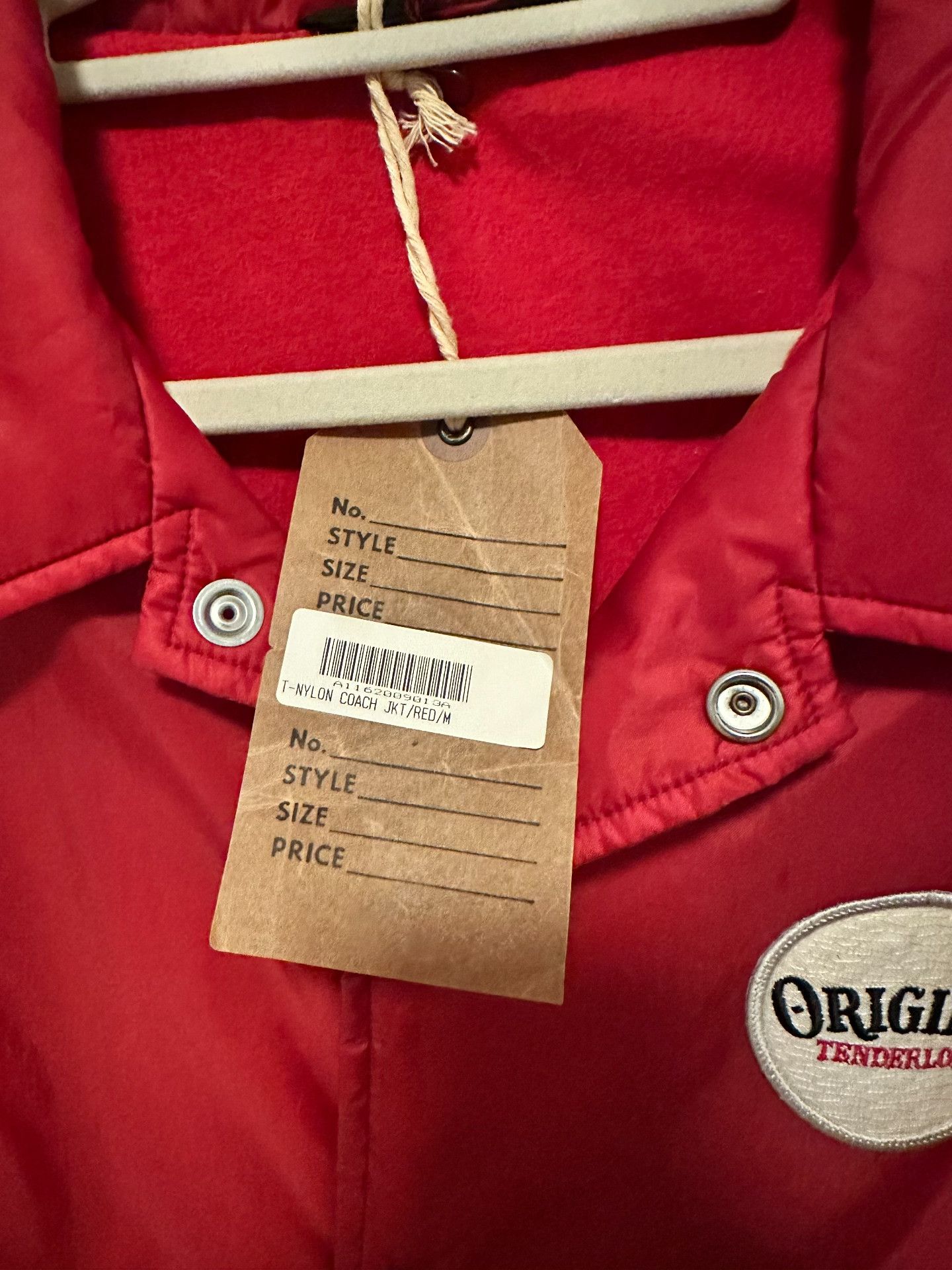 Tenderloin Limited Red Workwear Coach Jacket M Size US M / EU 48-50 / 2 - 6 Thumbnail