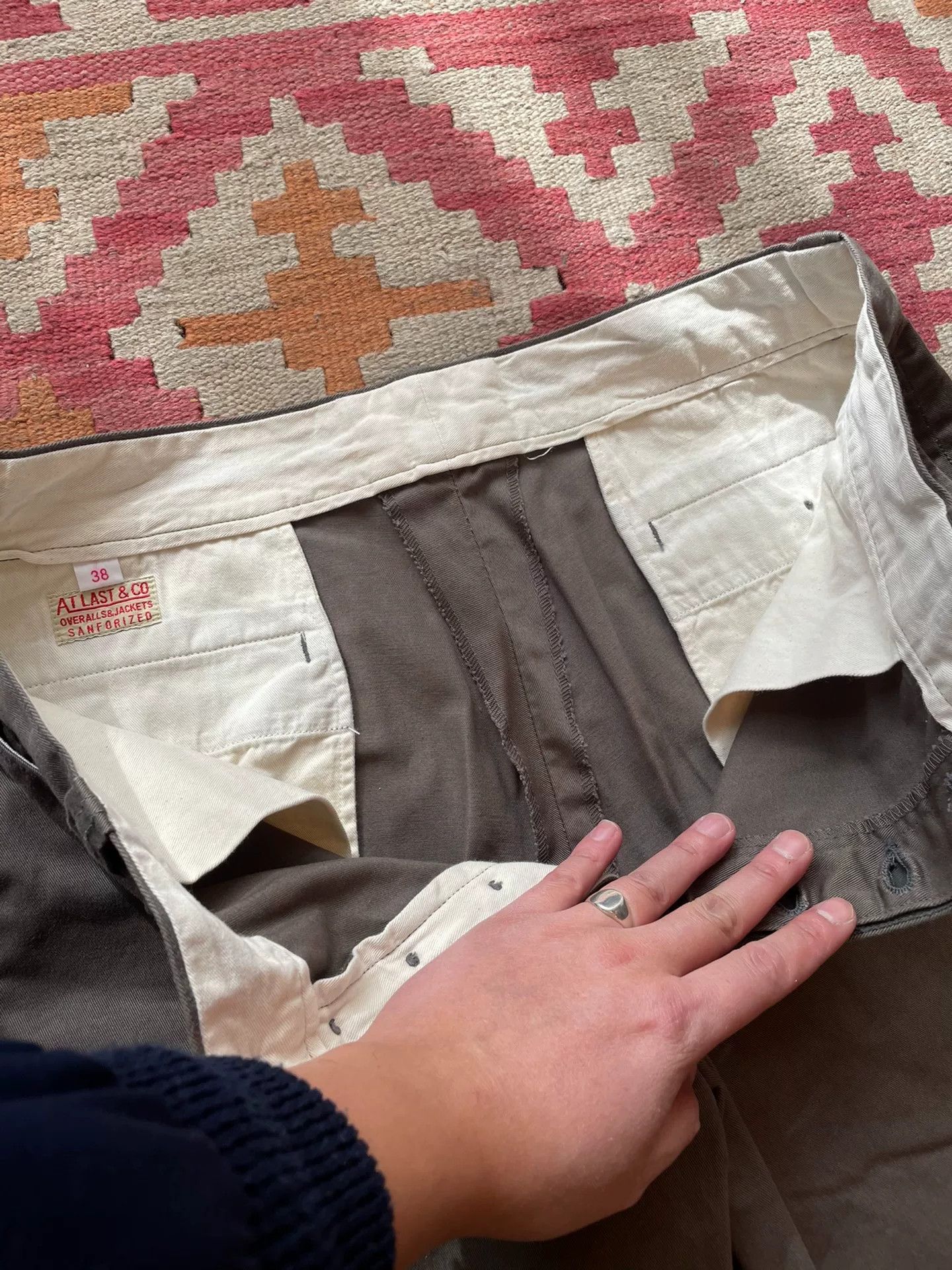 At Last & Co At Last Classic 5-Pocket Chinos Size US 36 / EU 52 - 4 Thumbnail