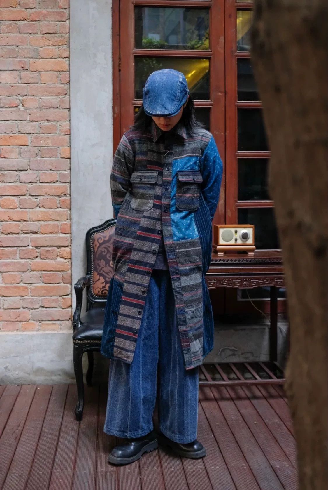 Kapital Kapital BOHO Vintage Fabric Patchwork Long Shirt Size S / US 4 / IT 40 - 3 Thumbnail