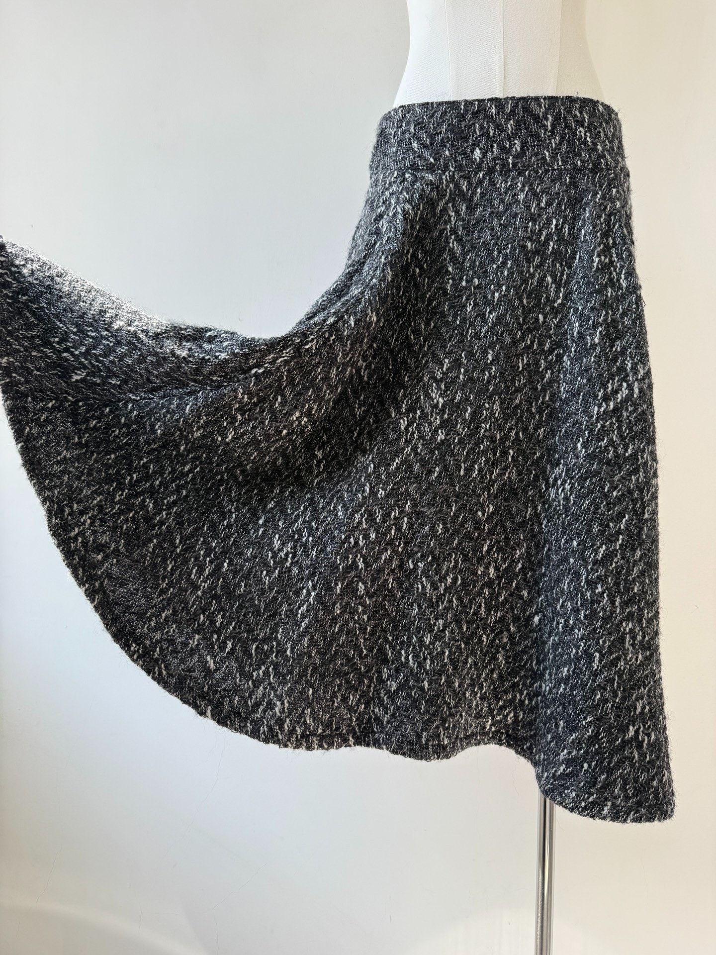Yohji Yamamoto Yohji Yamamoto Y's 06AW Snowflake Tweed Skirt Size 36" / US 14 / IT 50 - 8 Thumbnail