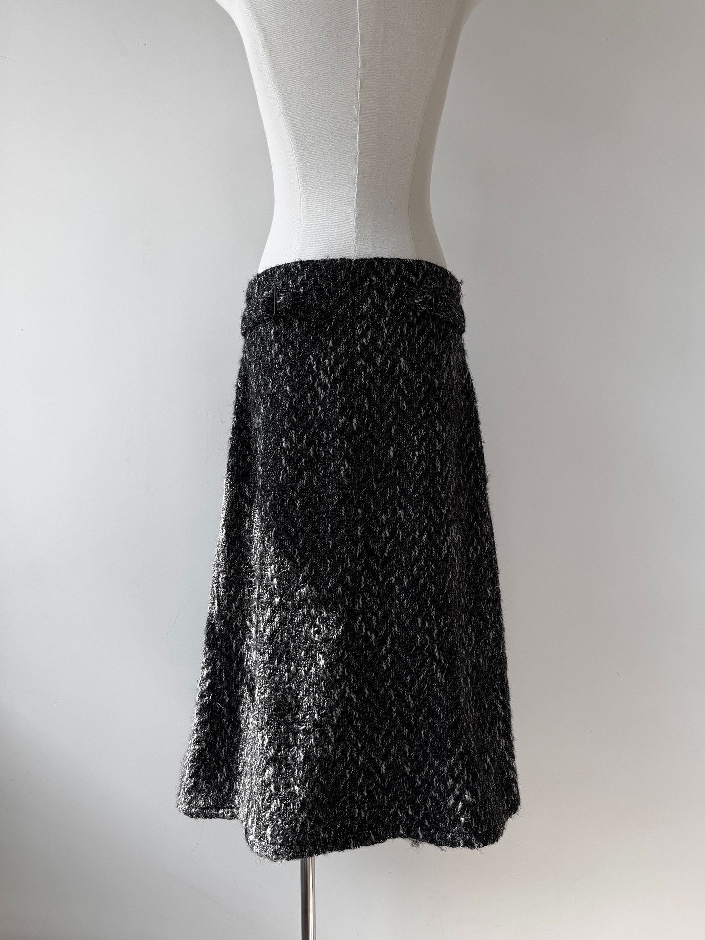 Yohji Yamamoto Yohji Yamamoto Y's 06AW Snowflake Tweed Skirt Size 36" / US 14 / IT 50 - 4 Thumbnail