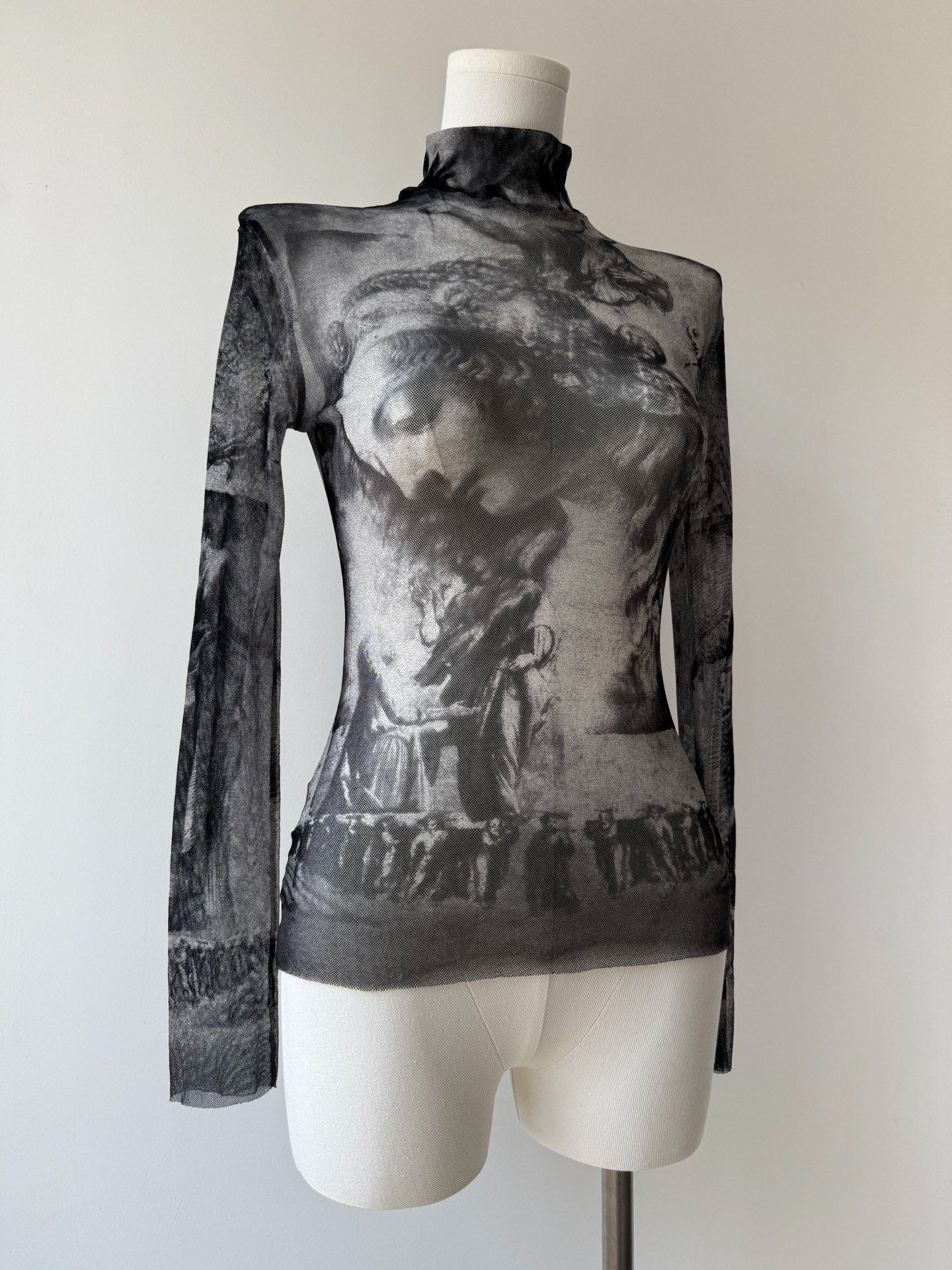 Jean Paul Gaultier Jean Paul Gaultier Mesh See-Through Top Size M / US 6-8 / IT 42-44 - 4 Thumbnail