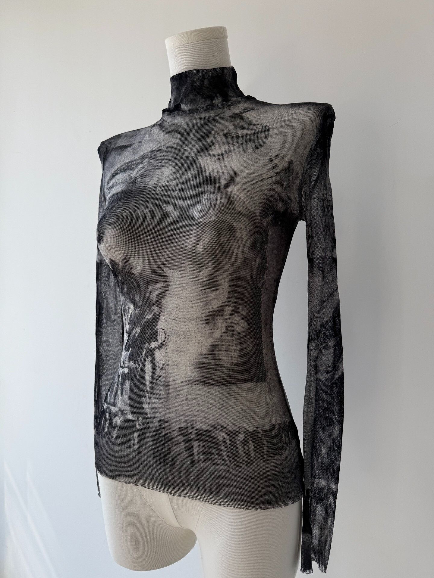 Jean Paul Gaultier Jean Paul Gaultier Mesh See-Through Top Size M / US 6-8 / IT 42-44 - 3 Thumbnail