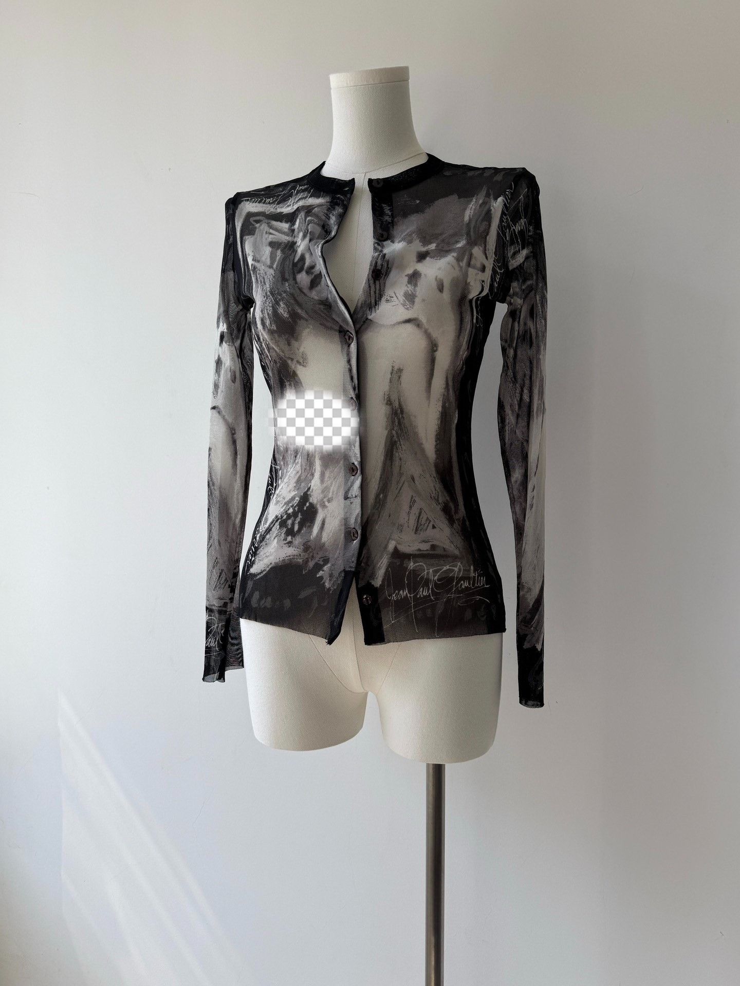 Jean Paul Gaultier Jean Paul Gaultier Mesh Sheer Cardigan Size M / US 6-8 / IT 42-44 - 2 Thumbnail