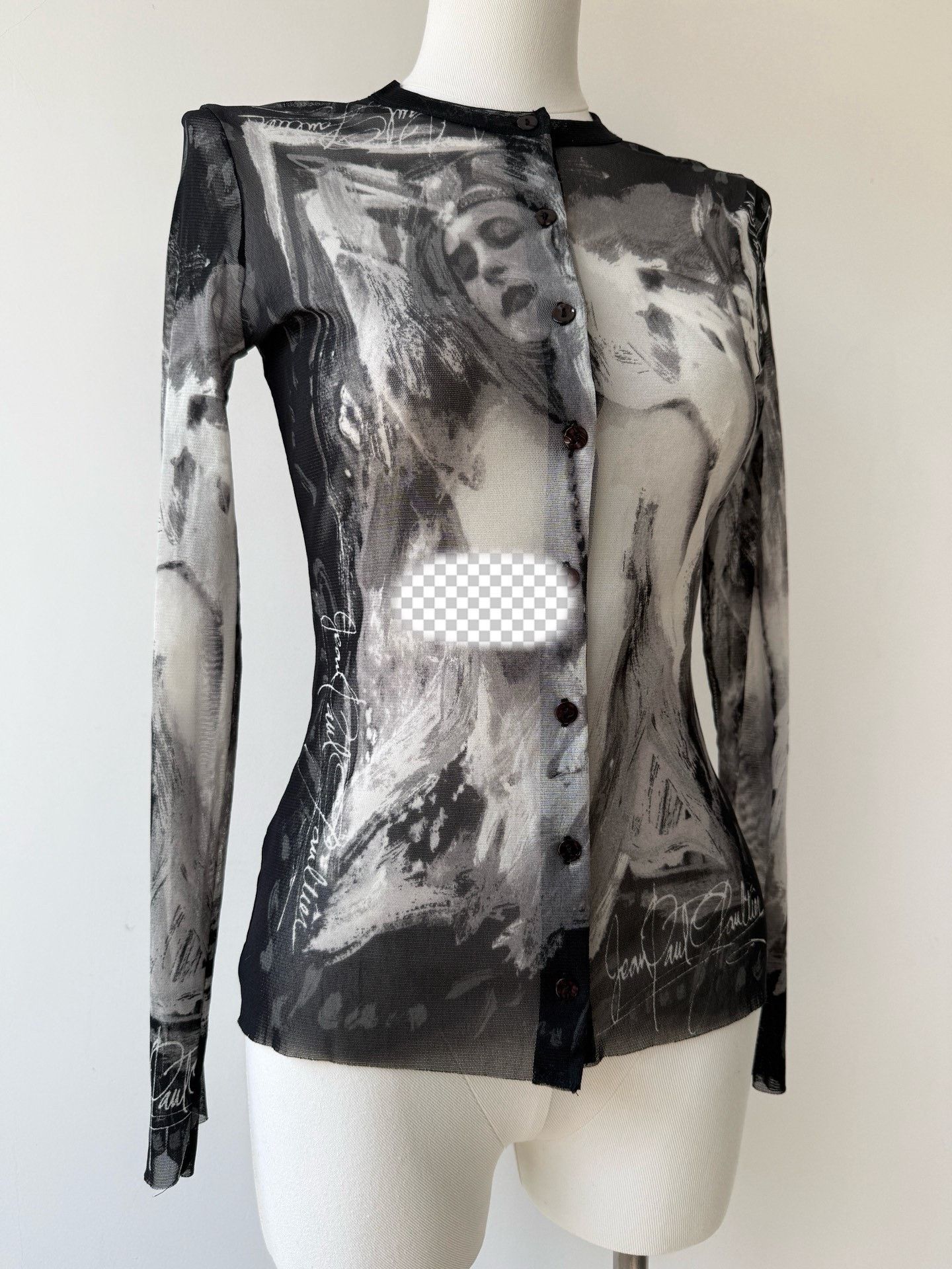Jean Paul Gaultier Jean Paul Gaultier Mesh Sheer Cardigan Size M / US 6-8 / IT 42-44 - 5 Thumbnail