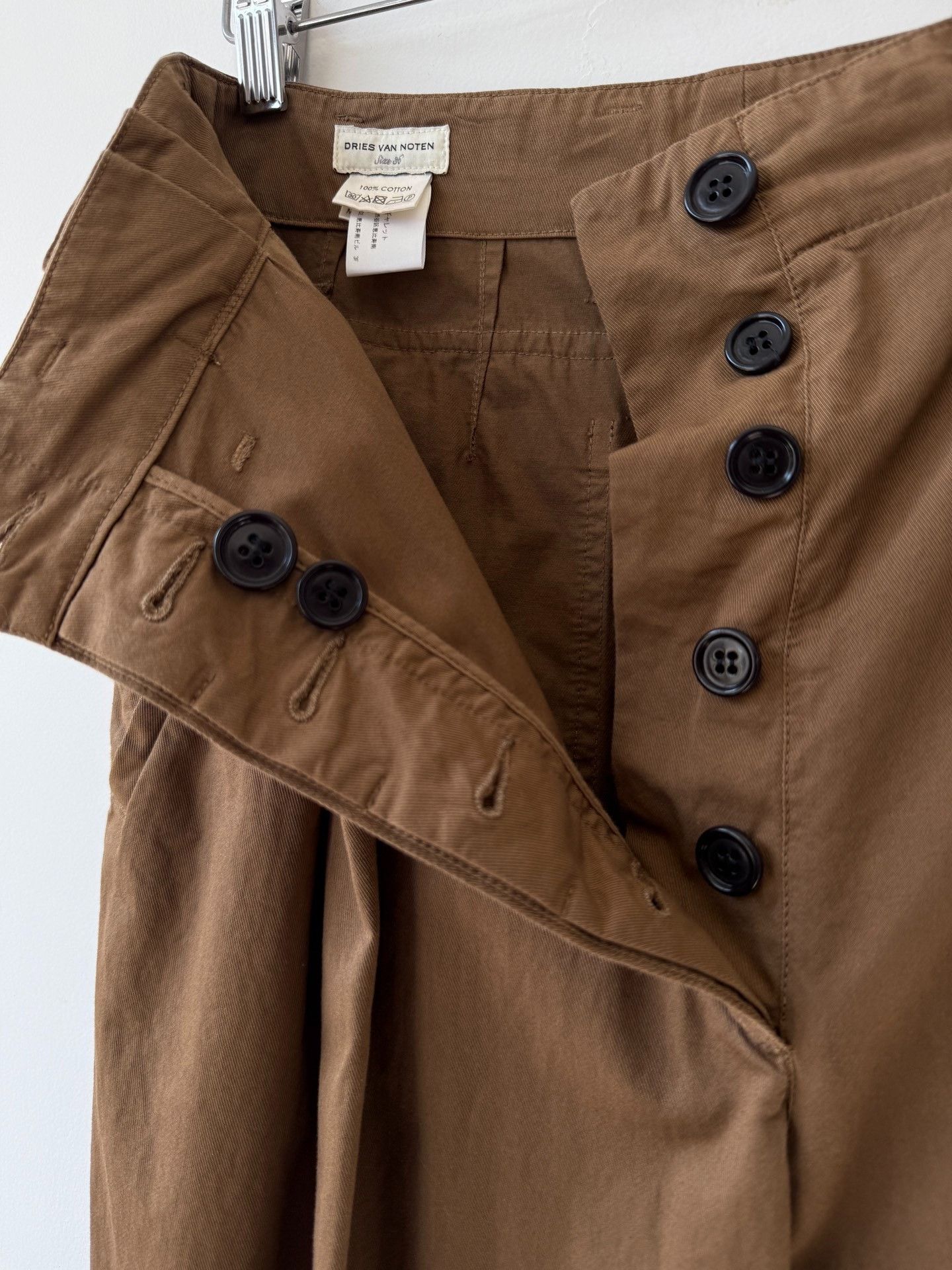 Dries Van Noten Dries Van Noten Pleated Button Casual Trousers Size US 36 / EU 52 - 7 Thumbnail