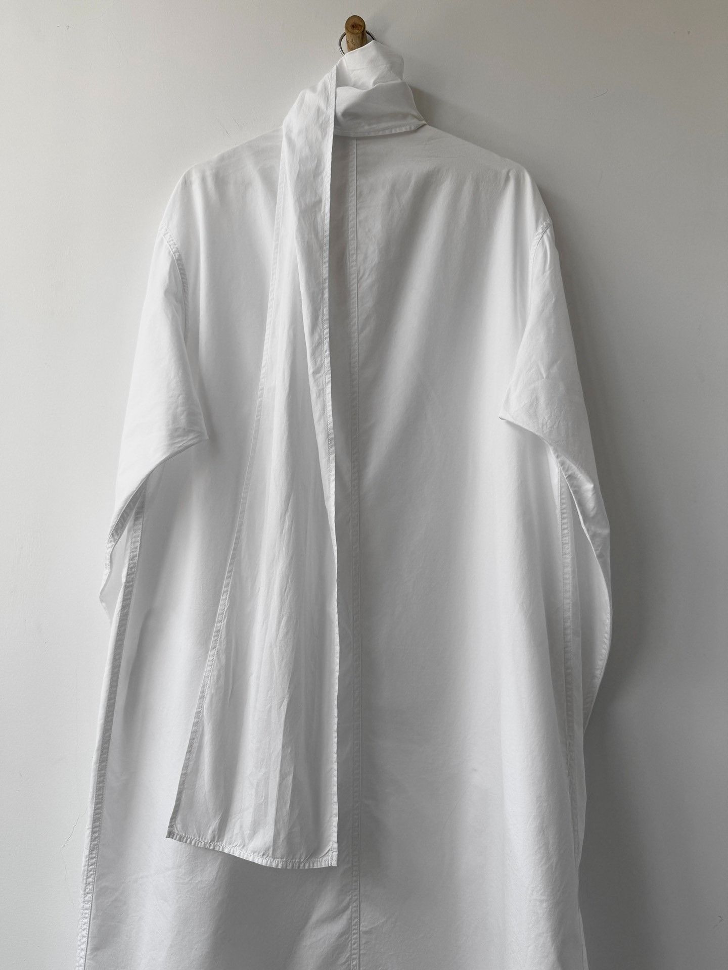 Yohji Yamamoto Yohji Yamamoto Pour Homme 19SS Floating Collar Long Coat Size US XL / EU 56 / 4 - 5 Thumbnail