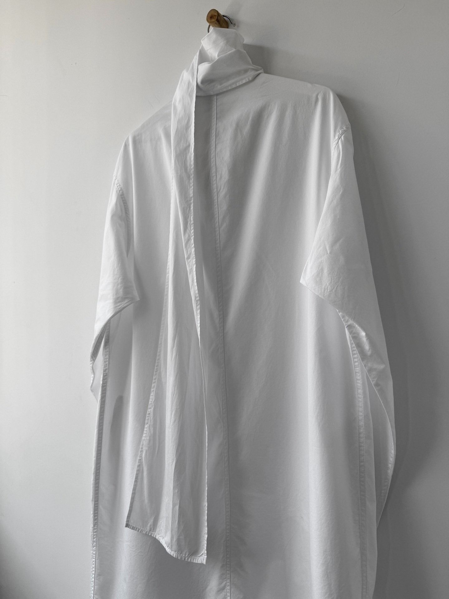 Yohji Yamamoto Yohji Yamamoto Pour Homme 19SS Floating Collar Long Coat Size US XL / EU 56 / 4 - 6 Thumbnail