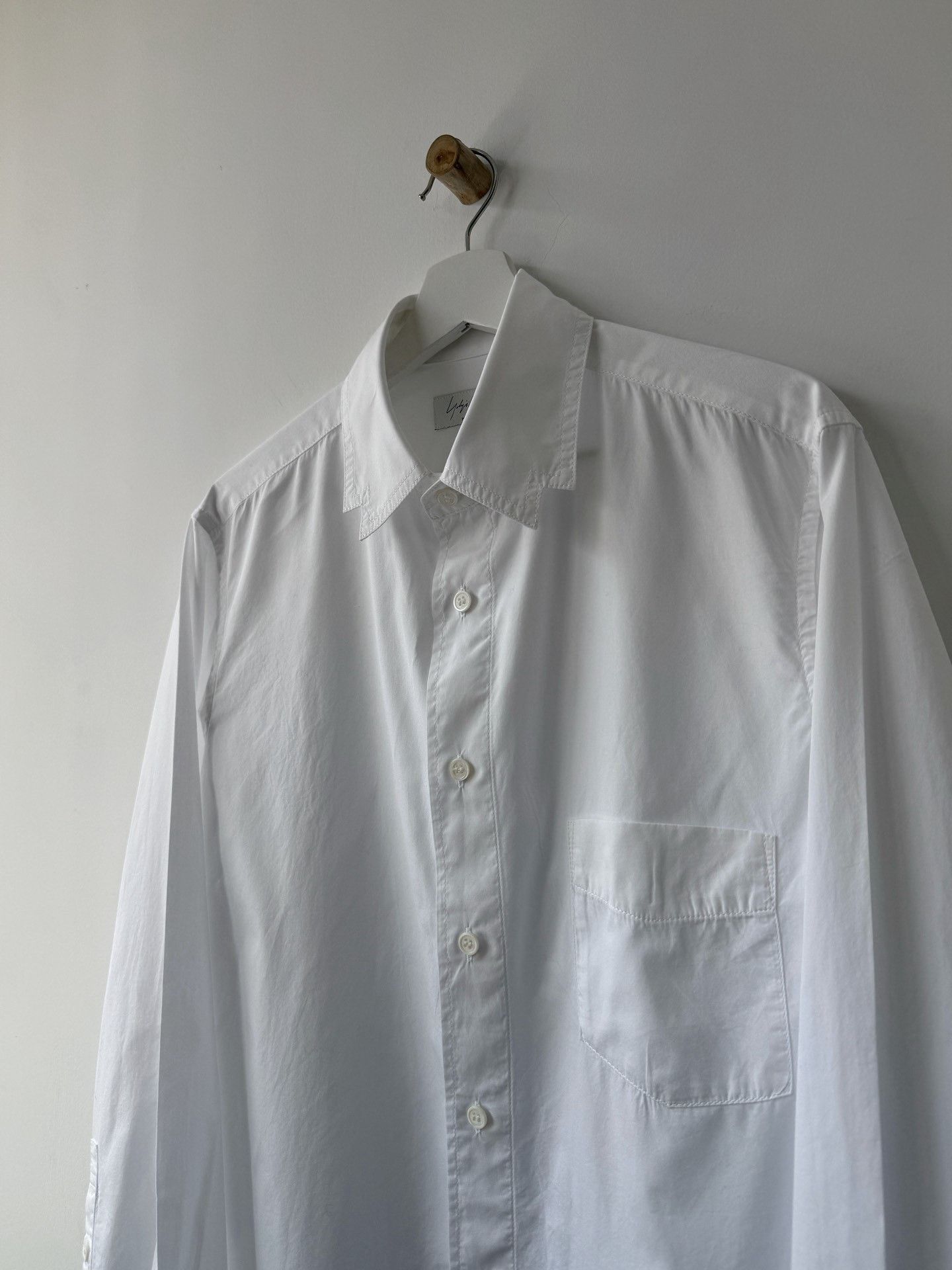 Yohji Yamamoto Yohji Yamamoto 21AW Asymmetric Collar Shirt Size US M / EU 48-50 / 2 - 3 Thumbnail