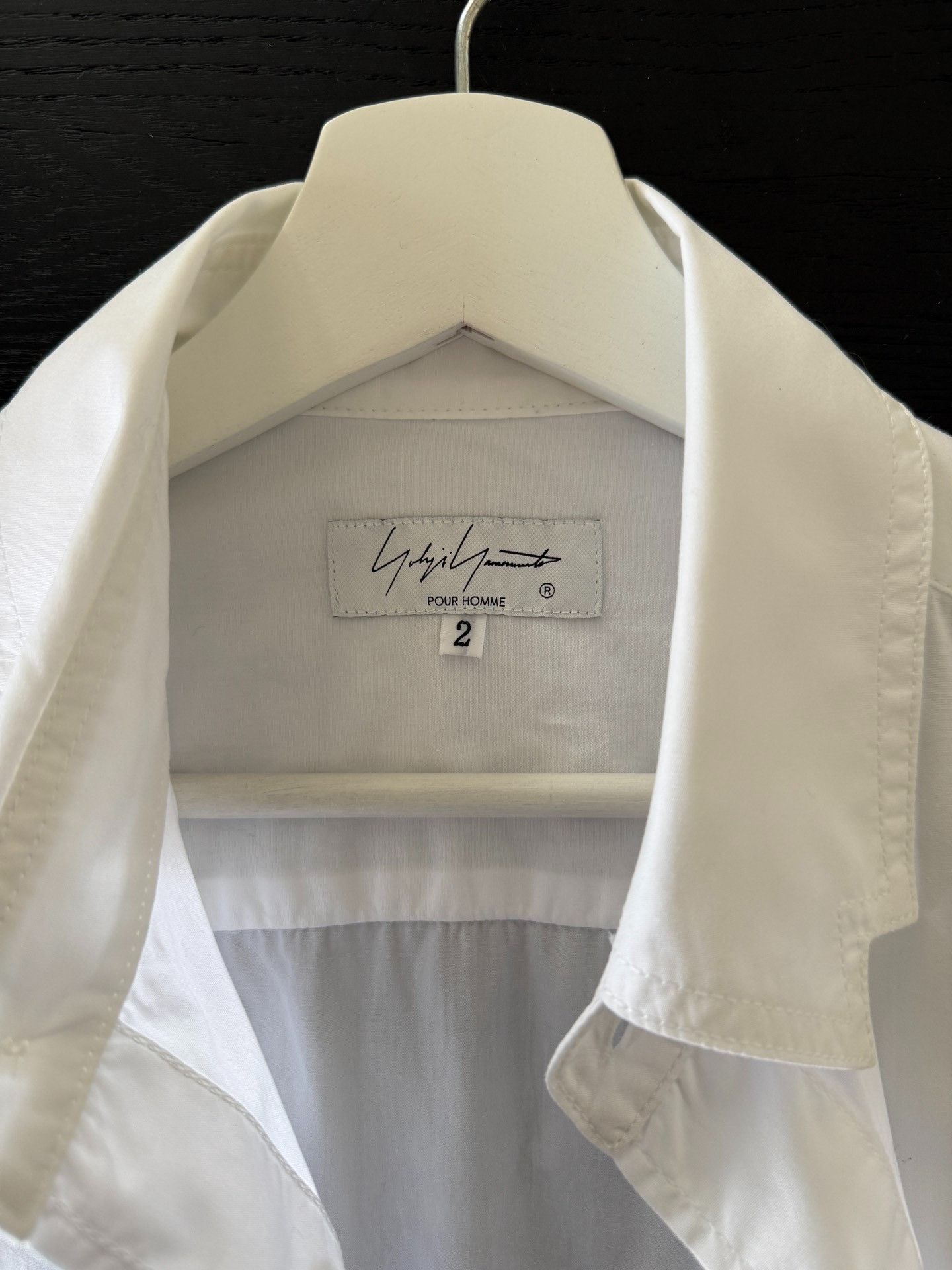 Yohji Yamamoto Yohji Yamamoto 21AW Asymmetric Collar Shirt Size US M / EU 48-50 / 2 - 4 Thumbnail