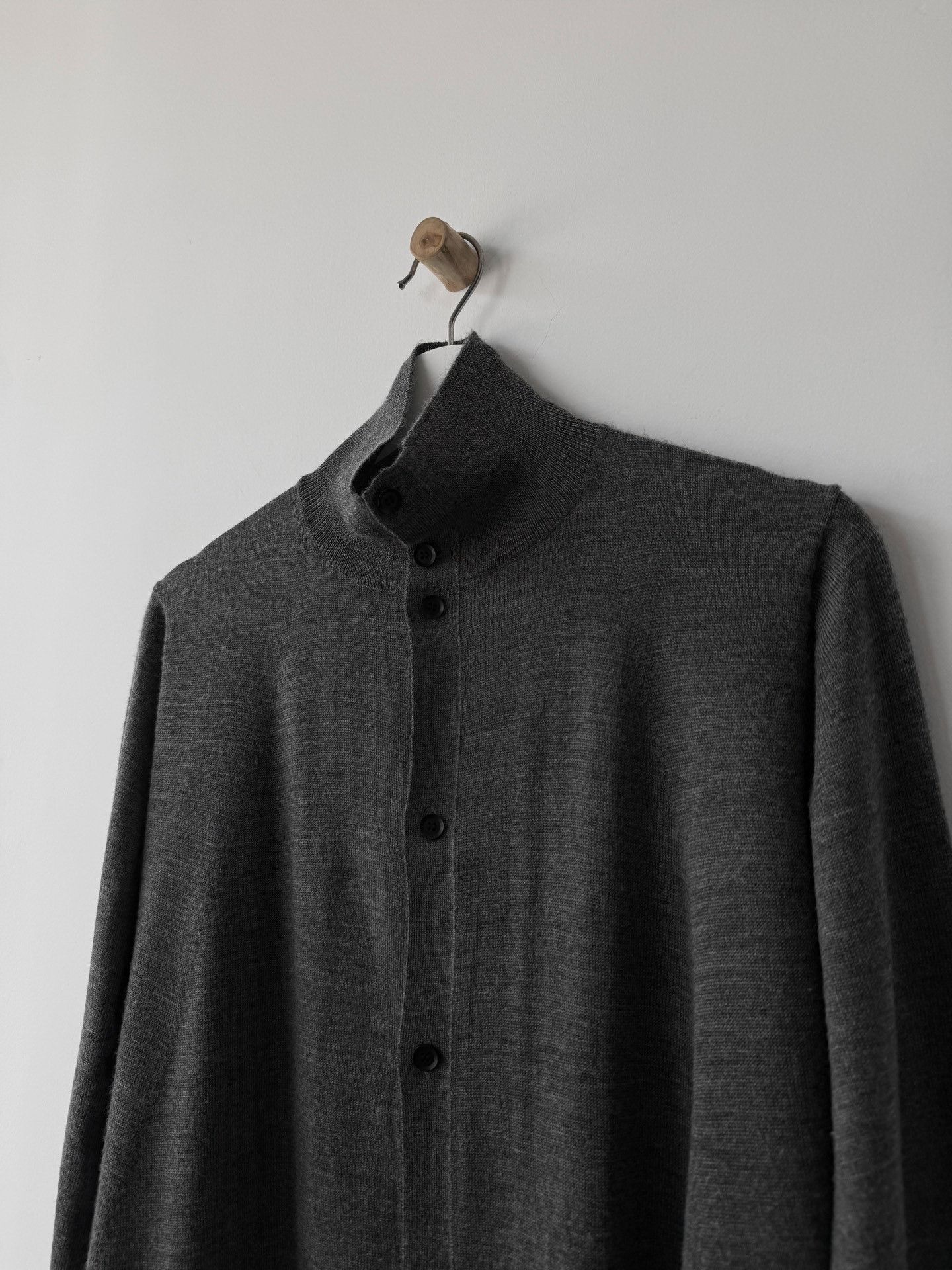Yohji Yamamoto Yohji Yamamoto Femme 16AW Stand Collar Cardigan Size M / US 6-8 / IT 42-44 - 2 Thumbnail