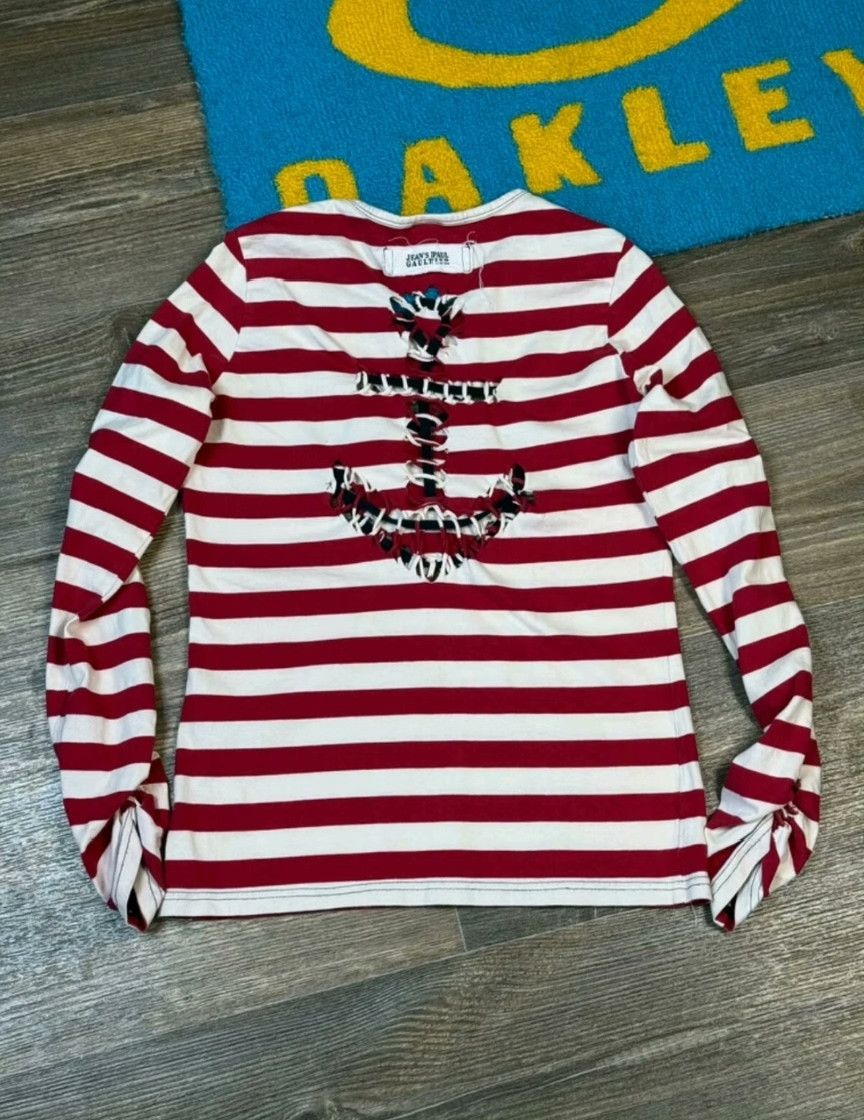 Jean Paul Gaultier Jean Paul Gaultier Red Heart Anchor Longsleeve Size S / US 4 / IT 40 - 2 Thumbnail