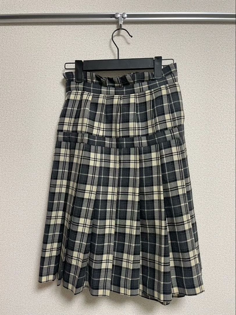 Comme des Garcons COMME des GARÇONS 2005 Plaid Asymmetric Skirt Size 38" / US 16 / IT 52 - 2 Thumbnail