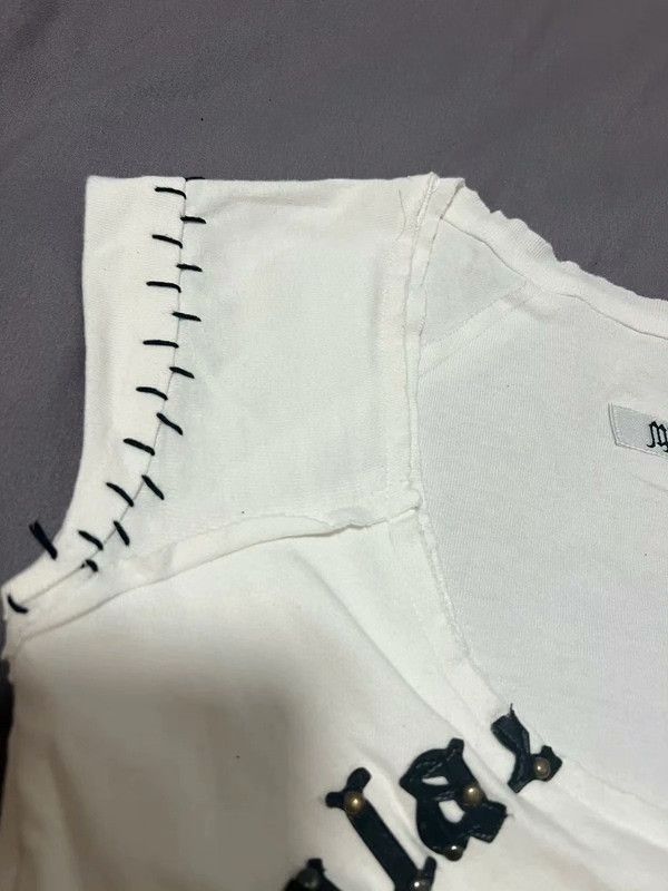 Miss Sixty Miss Sixty Rivet Bead Short Sleeve Vest Size M / US 6-8 / IT 42-44 - 2 Thumbnail