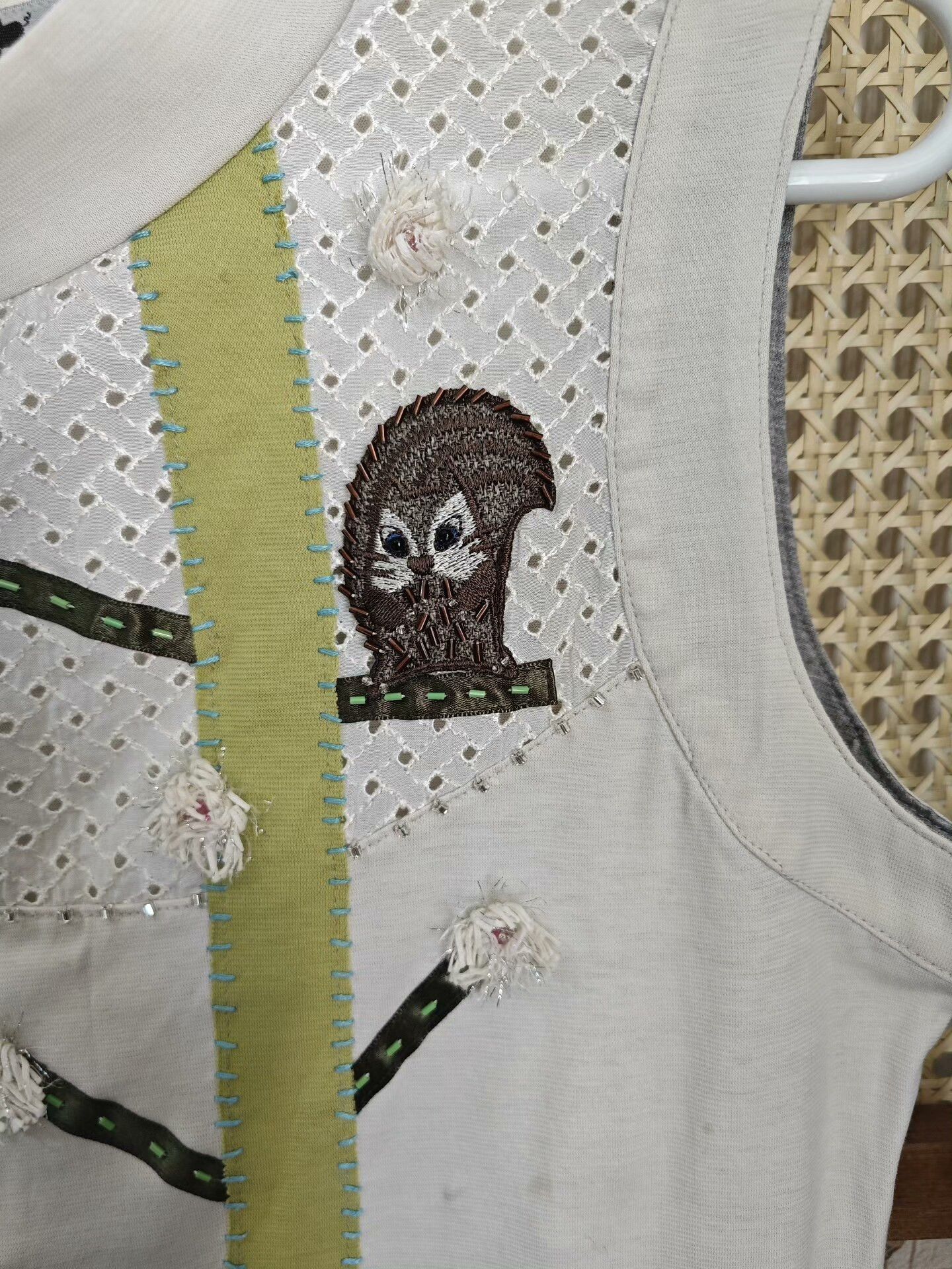 Authentic Pigment OLLEBOREBLA Vintage Embroidered Dress Size M / US 6-8 / IT 42-44 - 3 Thumbnail