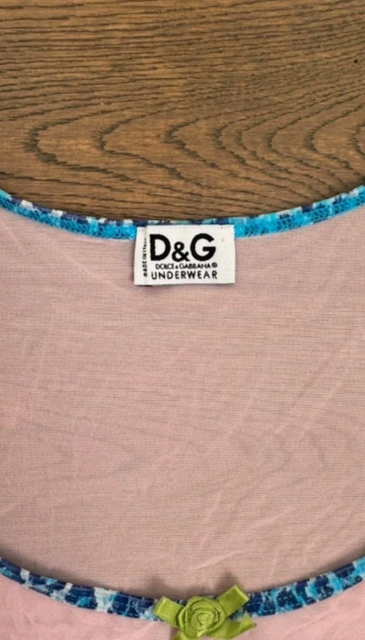 Dolce & Gabbana Dolce & Gabbana Kiss Me Mesh Top Size XS / US 0-2 / IT 36-38 - 2 Thumbnail