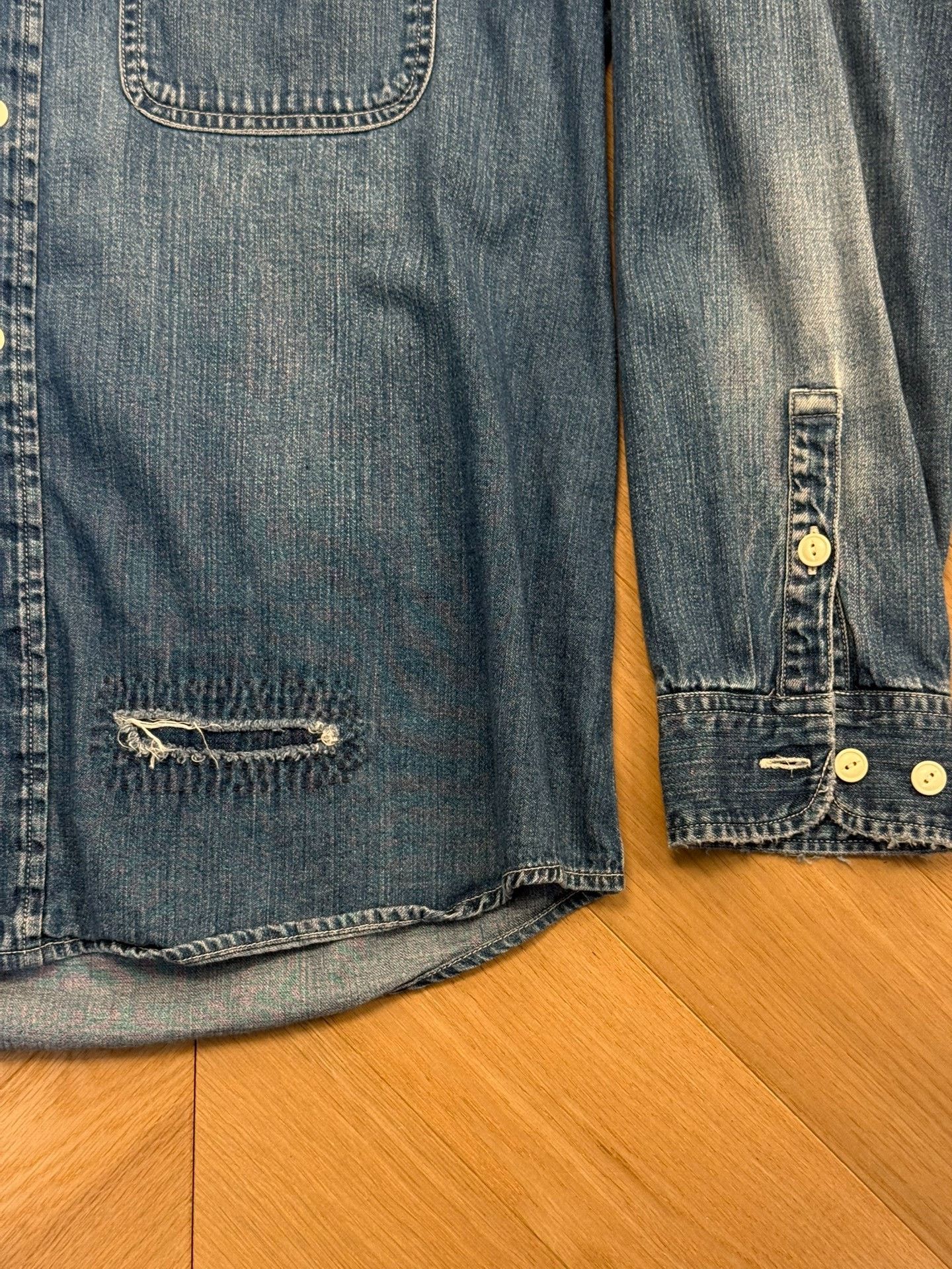 Visvim Visvim 20ss Lumber Shirt Damaged Size US L / EU 52-54 / 3 - 3 Thumbnail