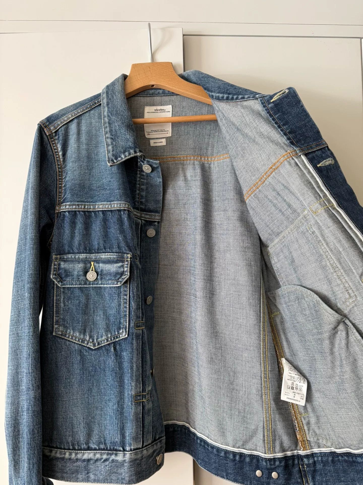 Visvim VISVIM SS 101 DMGD-1001 Washed Denim Jacket Size US L / EU 52-54 / 3 - 3 Thumbnail