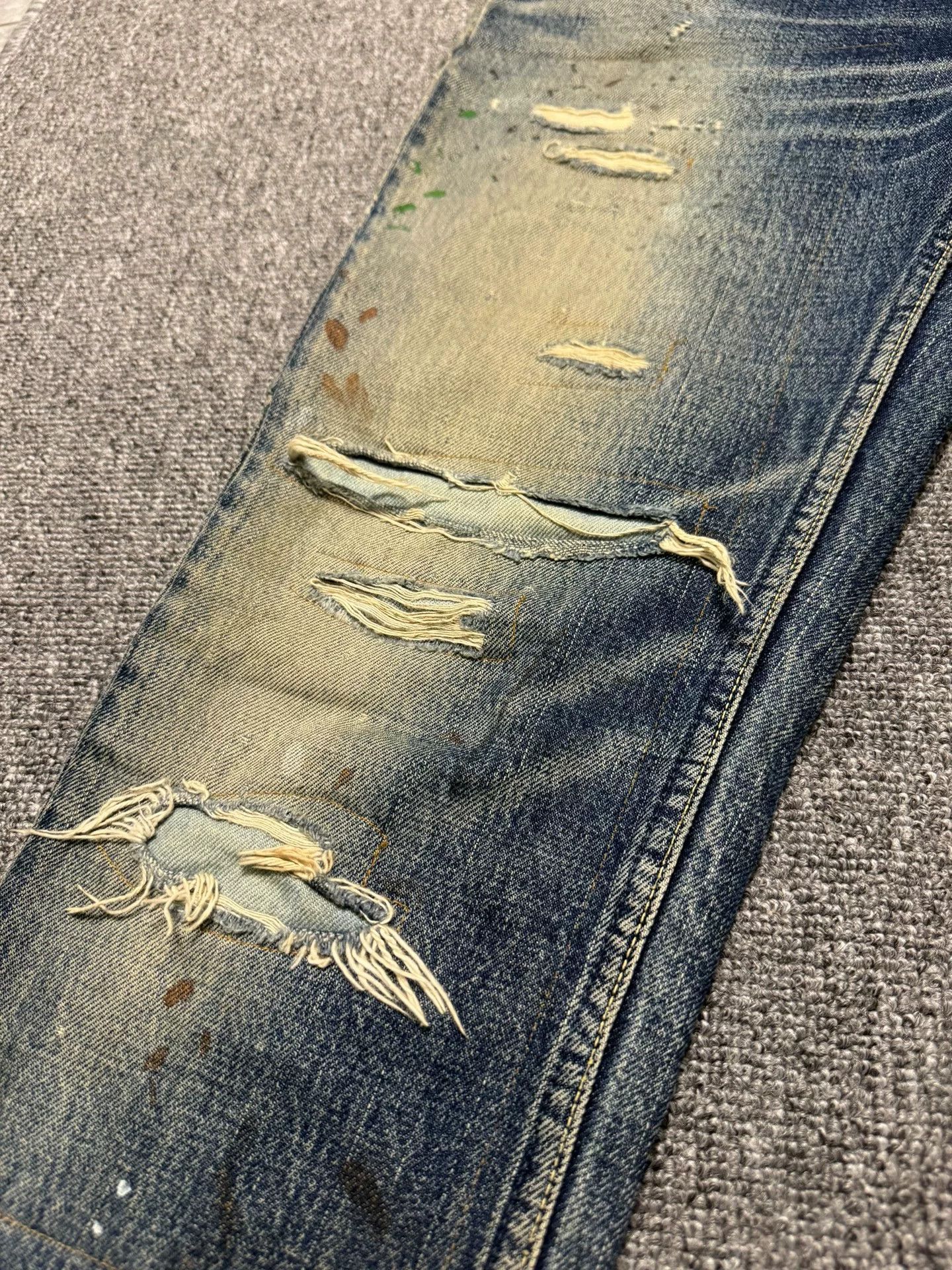 Visvim VISVIM 19SS SOCIAL SCULPTURE DAMAGED-17 Jeans Size US 30 / EU 46 - 4 Thumbnail