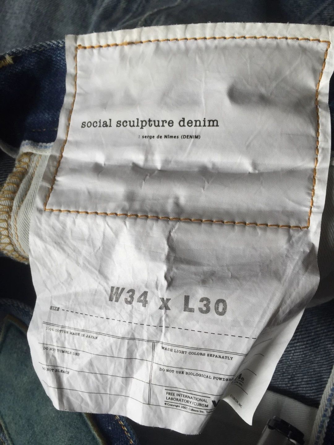 Visvim visvim 03d8 Blue Denim Jeans Size US 34 / EU 50 - 4 Thumbnail