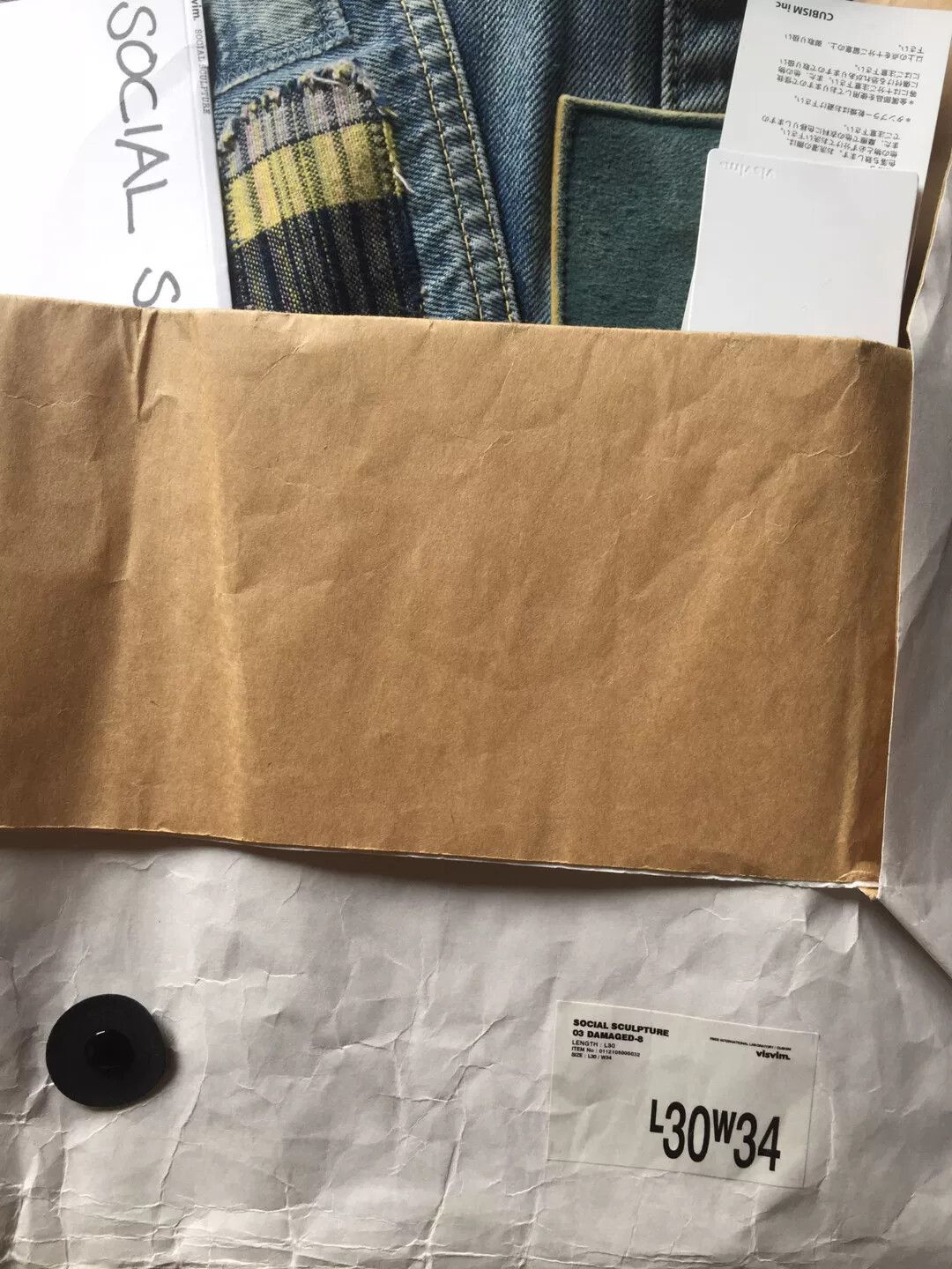 Visvim visvim 03d8 Blue Denim Jeans Size US 34 / EU 50 - 9 Thumbnail