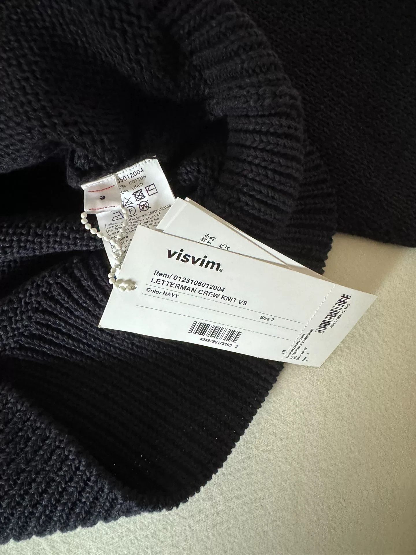 Visvim Visvim 23SS Letterman Crew Knit Size US L / EU 52-54 / 3 - 5 Thumbnail