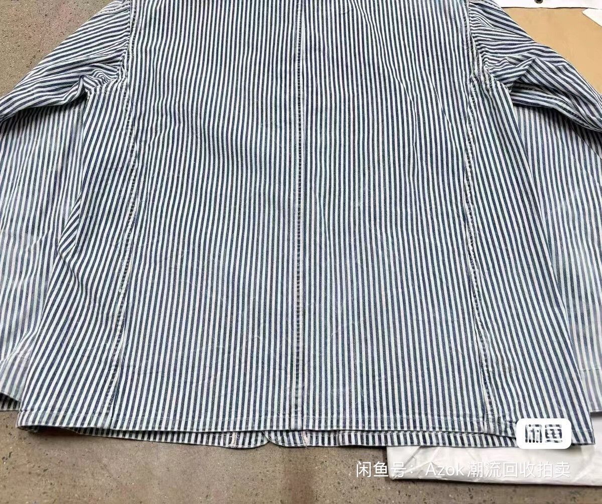 Visvim Visvim Coverall Hickory Dry Striped Jacket Size US S / EU 44-46 / 1 - 6 Thumbnail