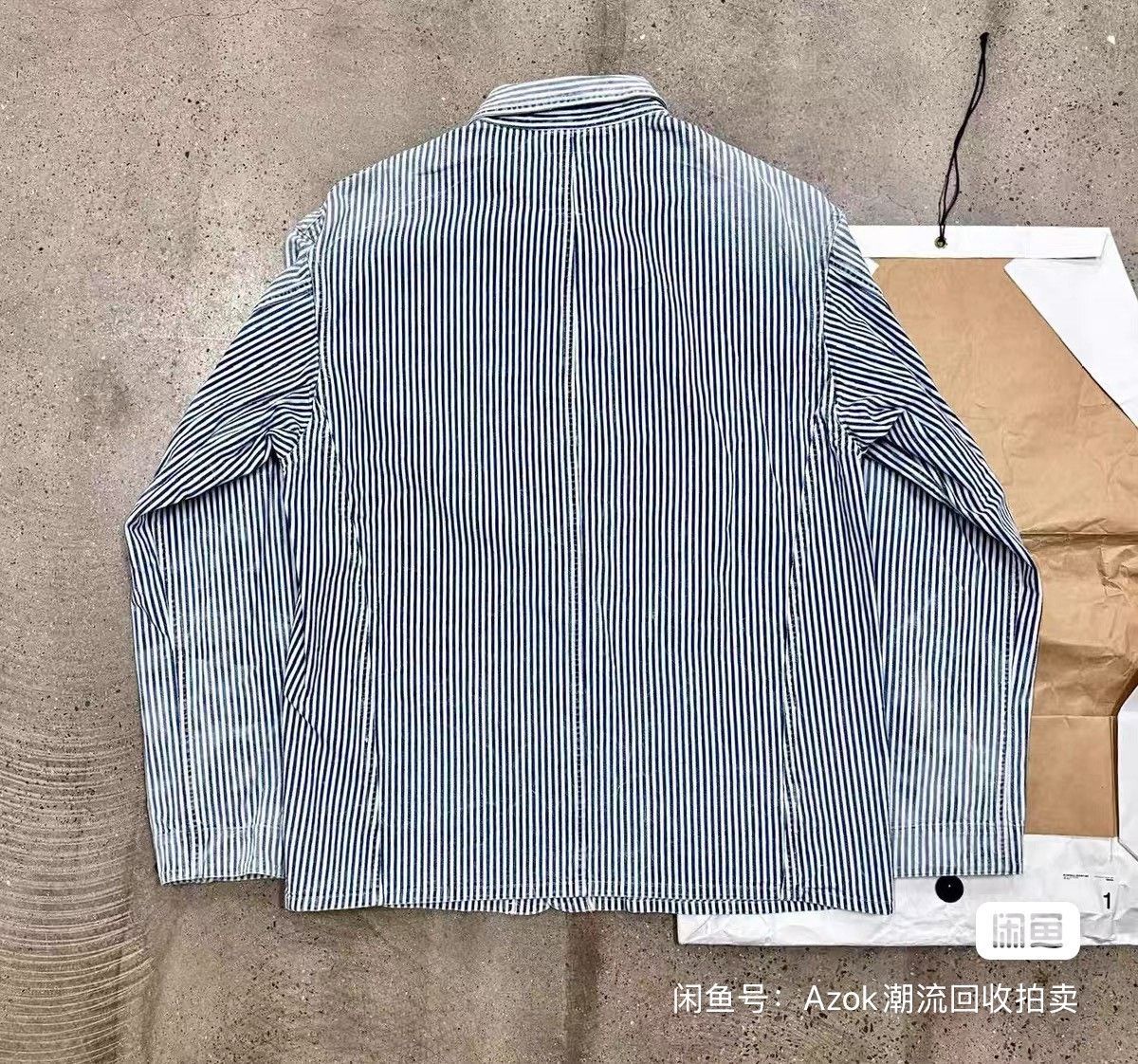 Visvim Visvim Coverall Hickory Dry Striped Jacket Size US S / EU 44-46 / 1 - 2 Thumbnail