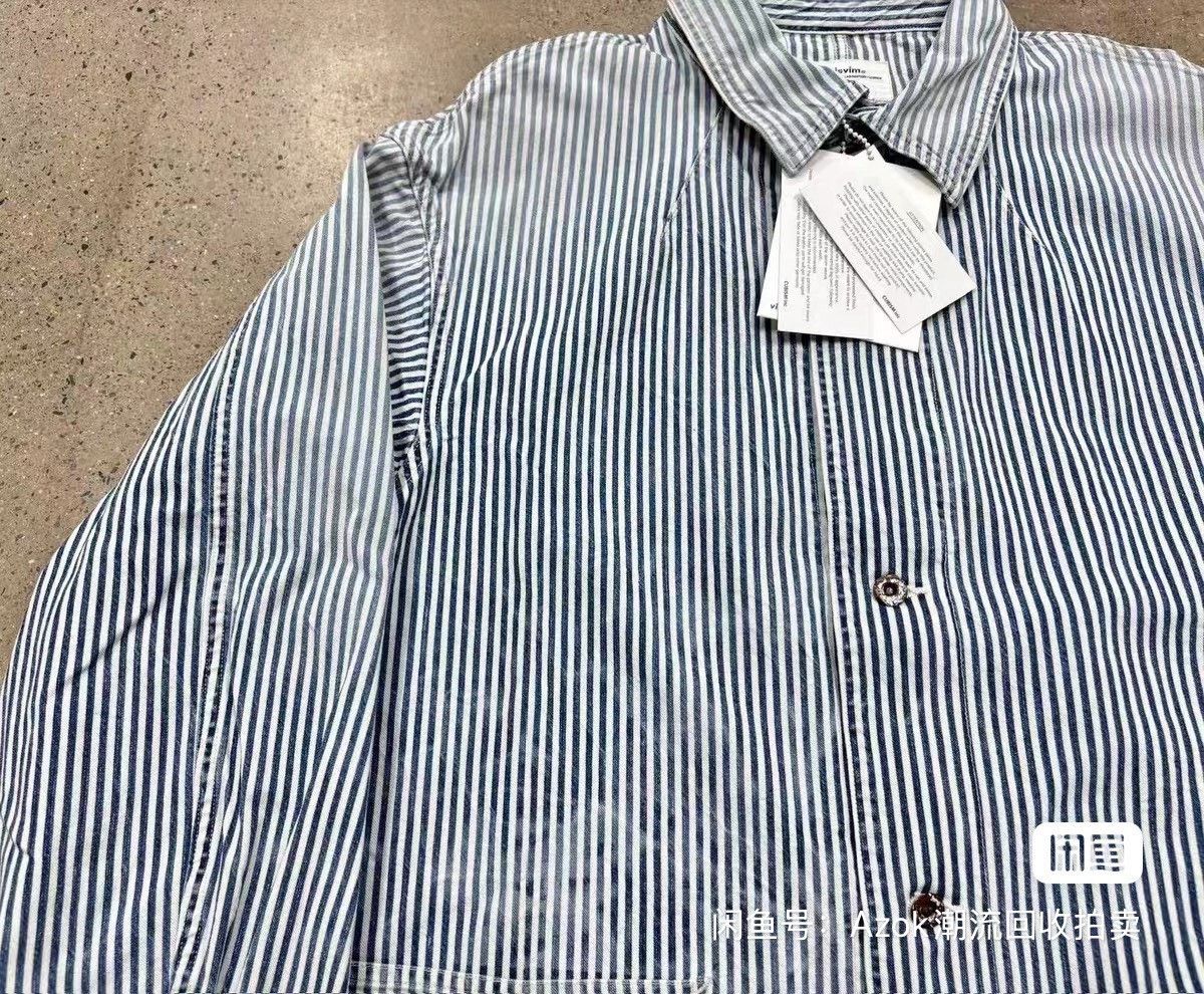 Visvim Visvim Coverall Hickory Dry Striped Jacket Size US S / EU 44-46 / 1 - 5 Thumbnail