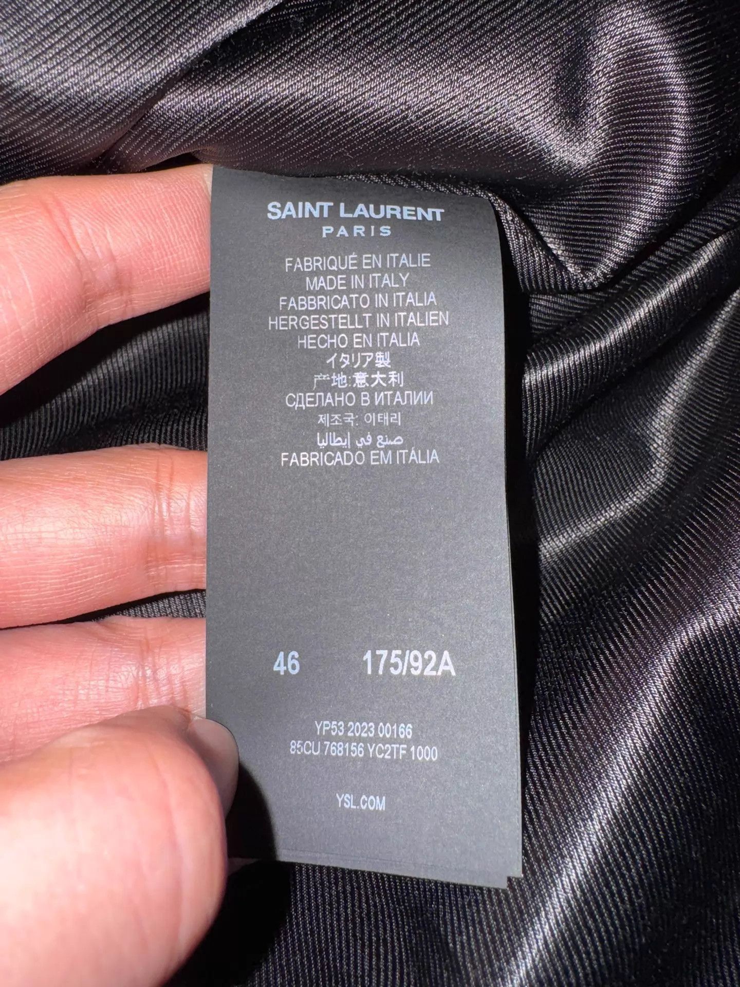Yves Saint Laurent Black Leather Long Coat with Belt Size US S / EU 44-46 / 1 - 7 Thumbnail