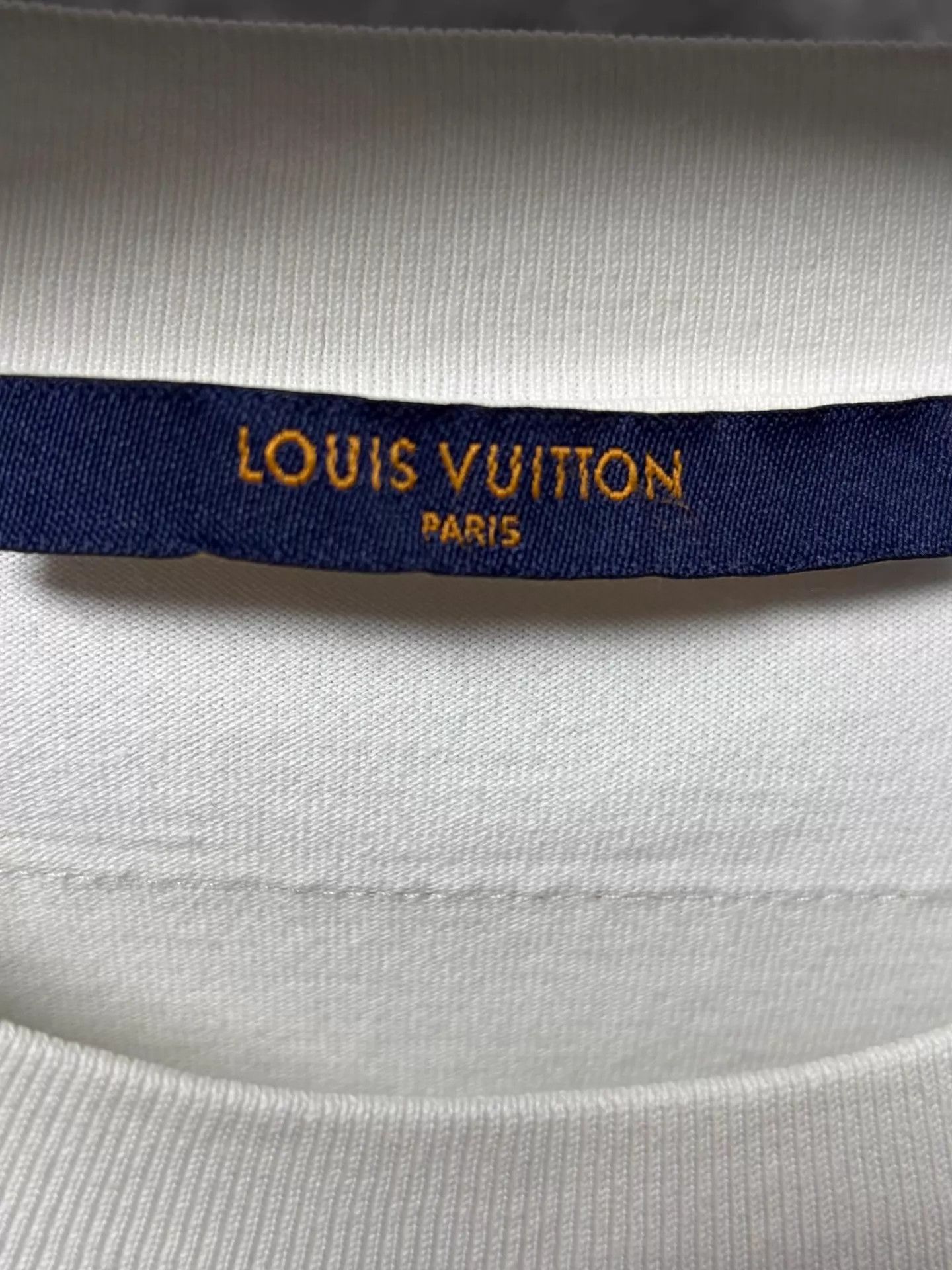 Louis Vuitton White Short-Sleeve Graphic Print T-Shirt Size US S / EU 44-46 / 1 - 3 Thumbnail