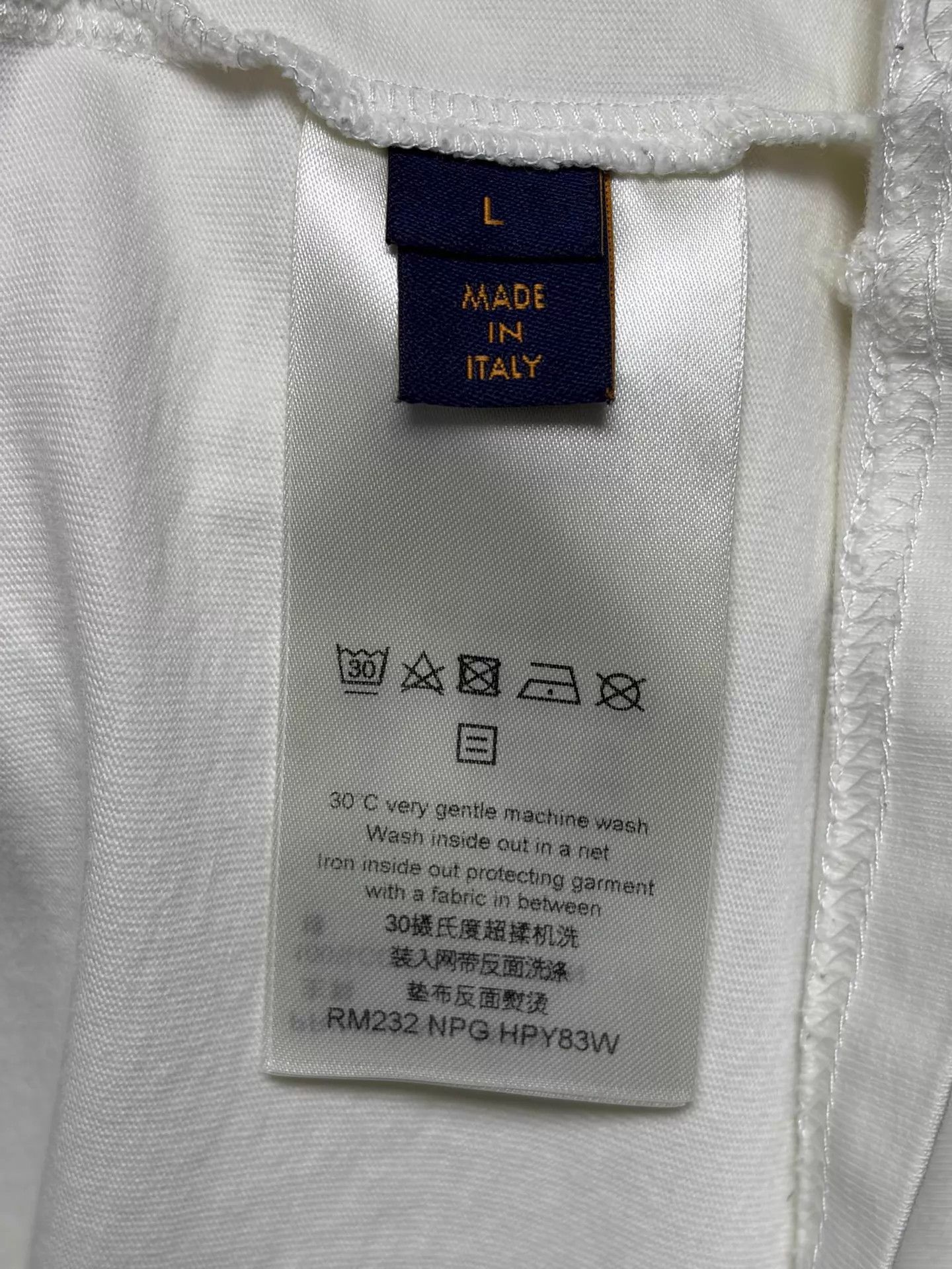 Louis Vuitton White Short Sleeve Graphic T-Shirt Size US L / EU 52-54 / 3 - 4 Thumbnail