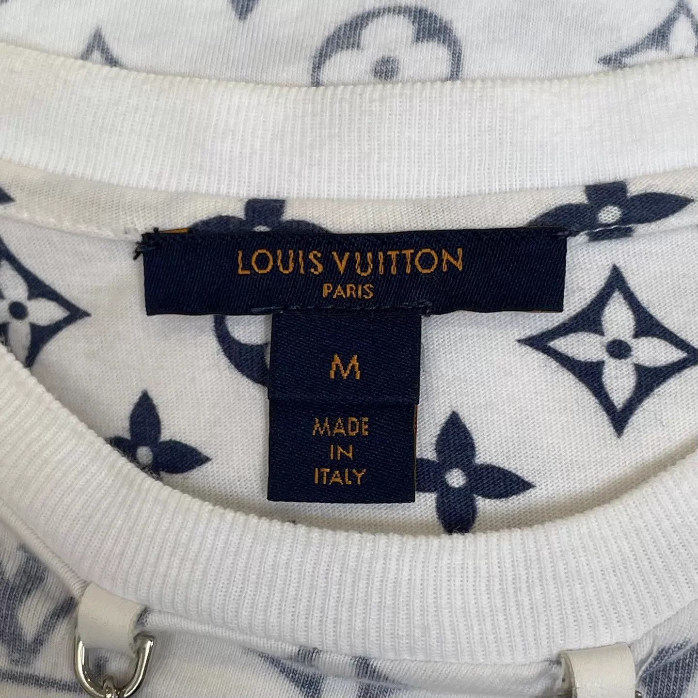 Louis Vuitton White Short-Sleeve Patterned T-Shirt Size US M / EU 48-50 / 2 - 5 Thumbnail