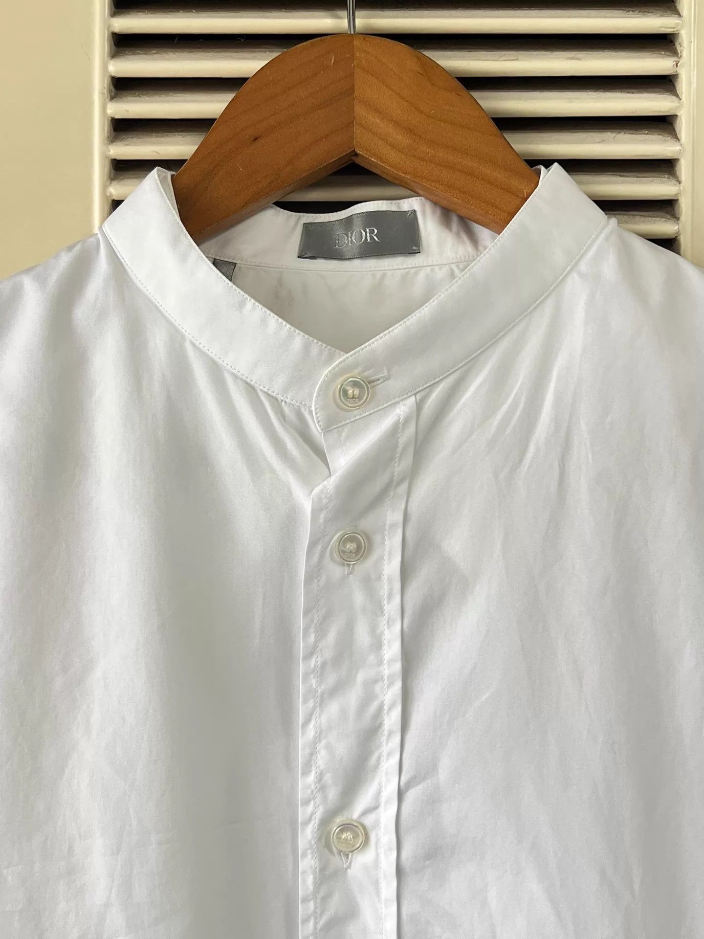Dior White Long Sleeve Button-Up Shirt XS Size US XS / EU 42 / 0 - 3 Thumbnail