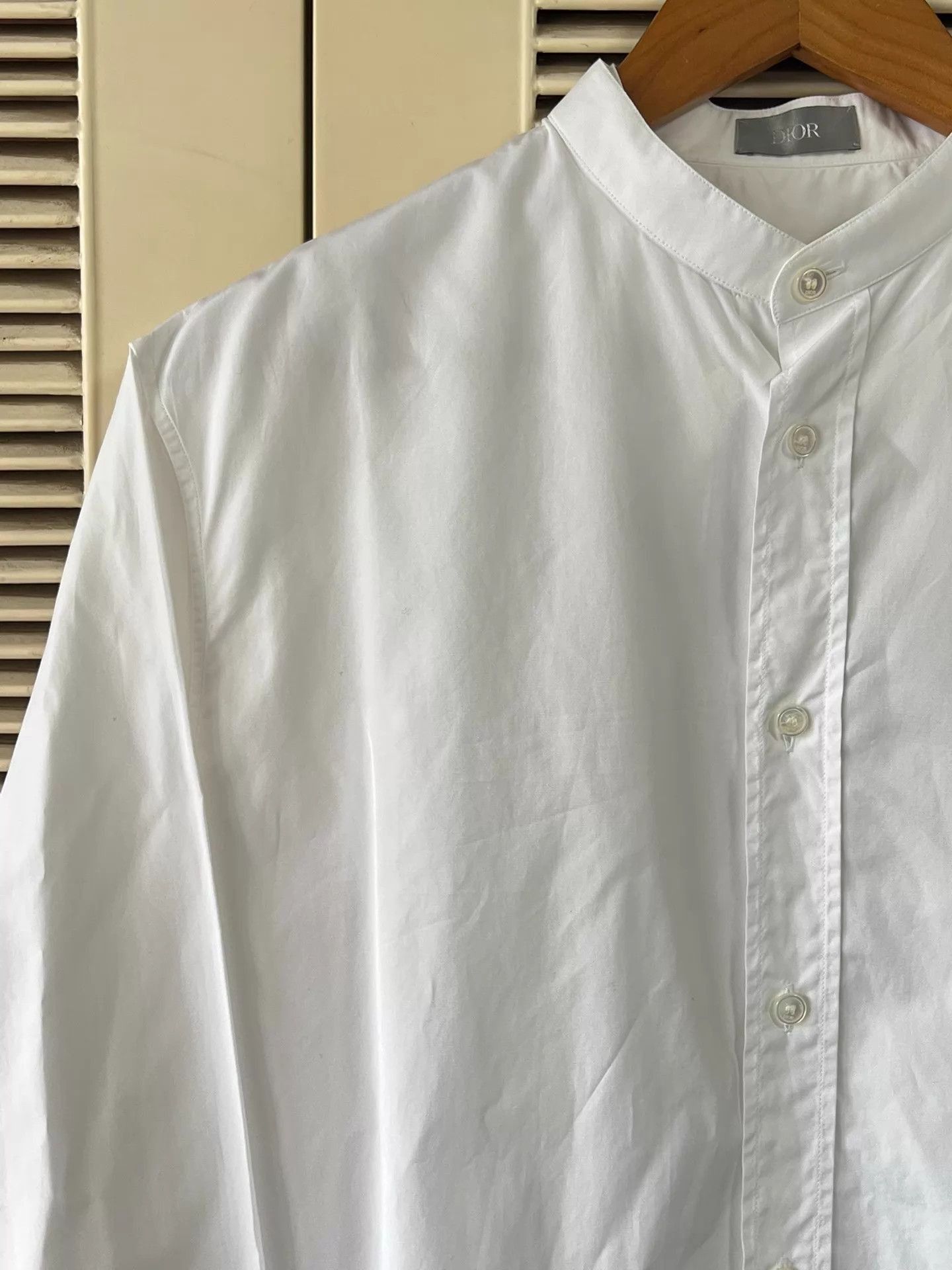 Dior White Long Sleeve Button-Up Shirt XS Size US XS / EU 42 / 0 - 4 Thumbnail