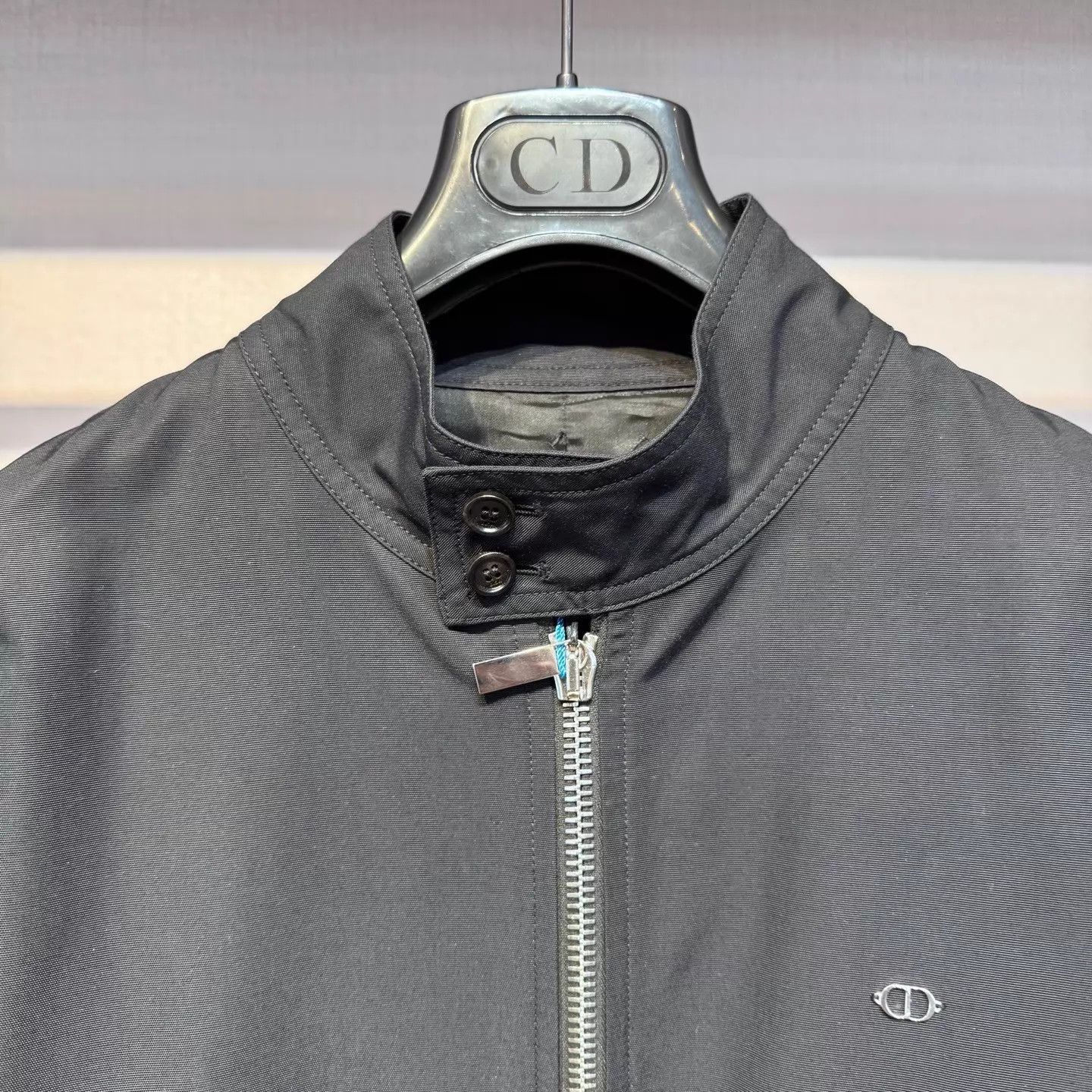 Dior Black Bomber Jacket, Size M Size US M / EU 48-50 / 2 - 3 Thumbnail