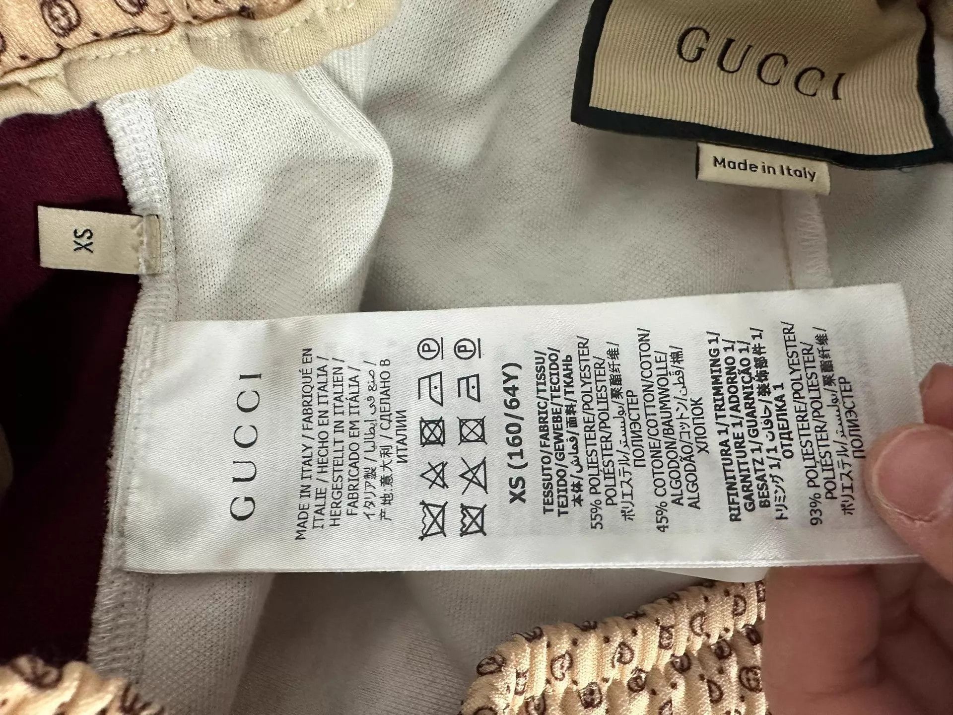 Gucci Multi Pattern Elastic Waist Jogger Pants Size 28 Size US 28 / EU 44 - 6 Thumbnail