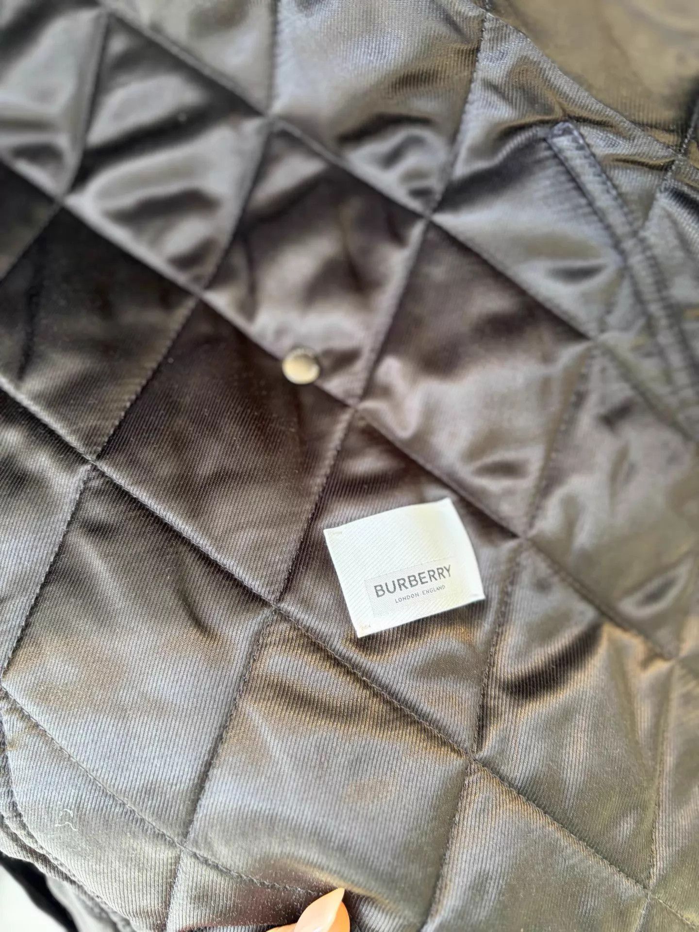 Burberry Blue Quilted Light Jacket Size L Size US L / EU 52-54 / 3 - 5 Thumbnail