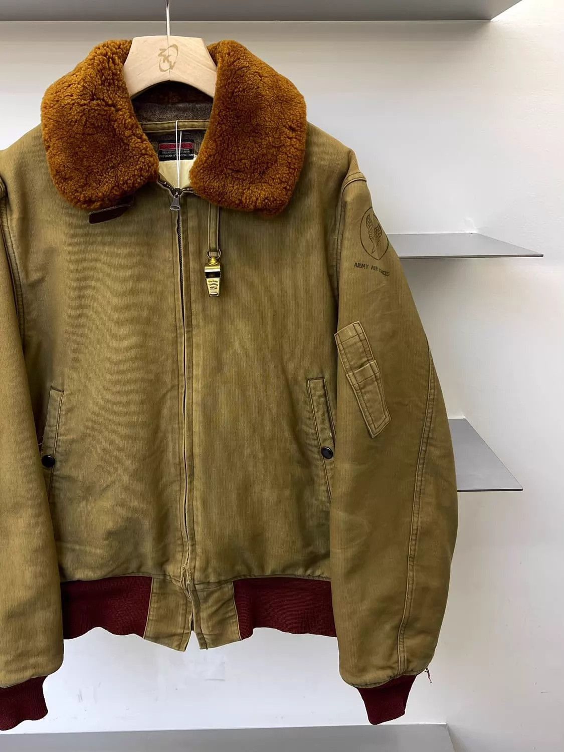 Buzz Rickson's Brown Jacket with Faux Fur Collar Size US M / EU 48-50 / 2 - 3 Thumbnail